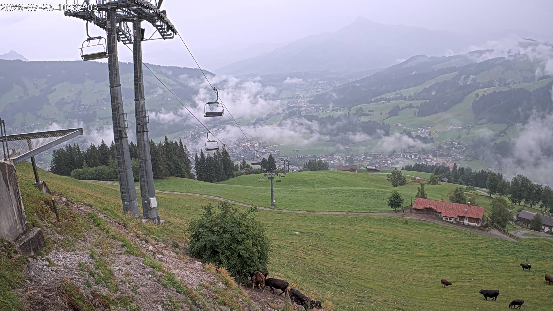 Archiv Foto Webcam Bergstation Gaisberg, Kitzbühel