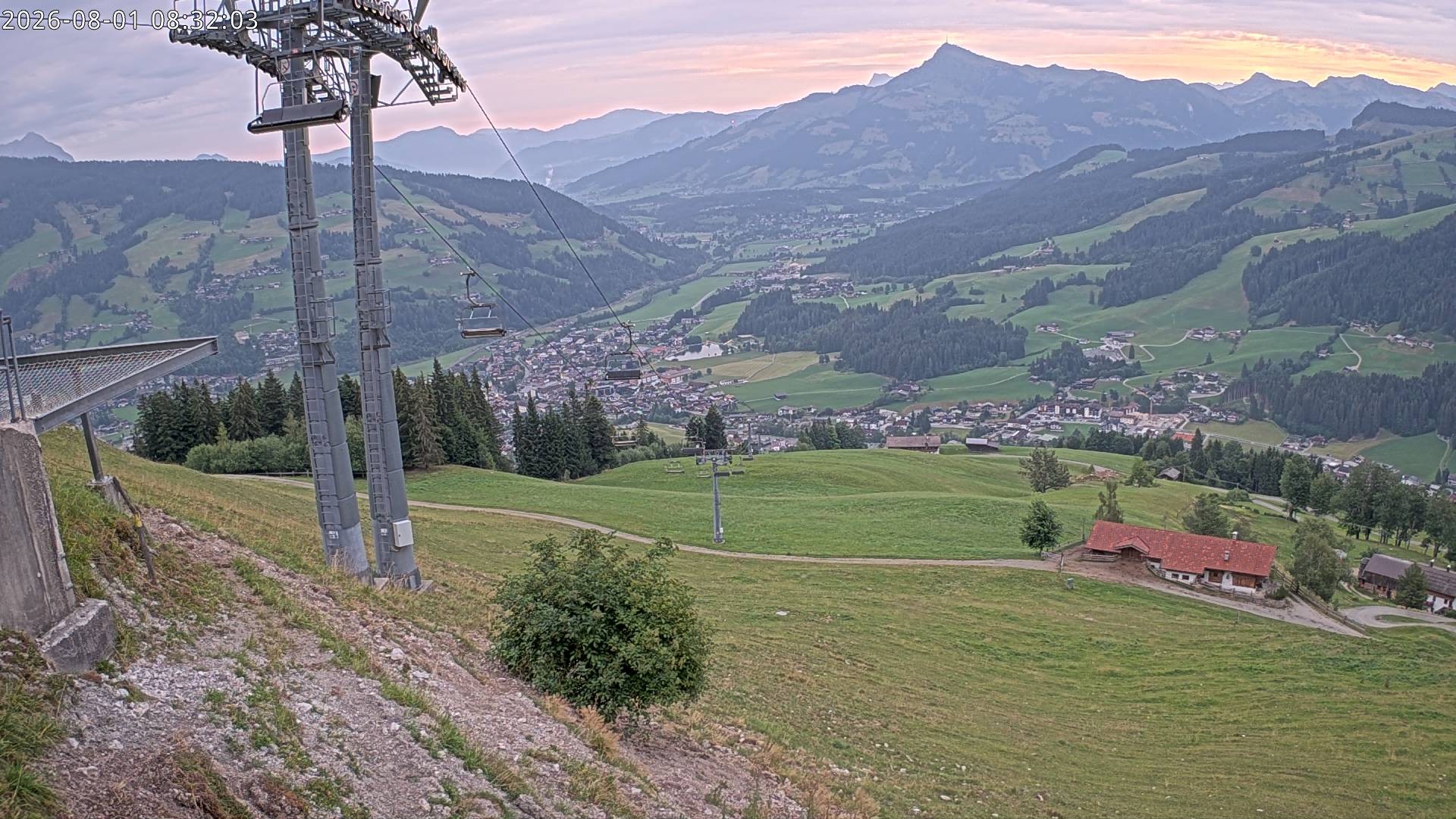 Archiv Foto Webcam Bergstation Gaisberg, Kitzbühel