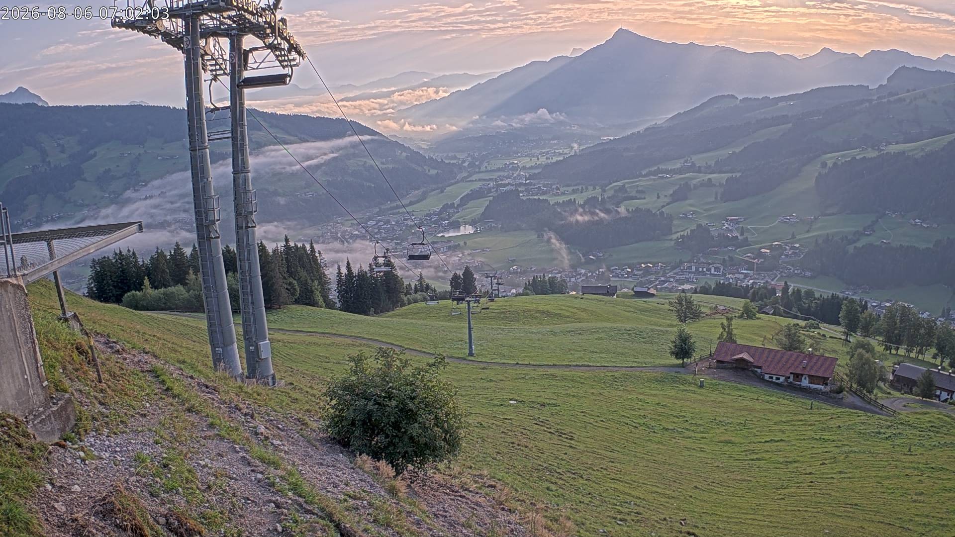 Archiv Foto Webcam Bergstation Gaisberg, Kitzbühel