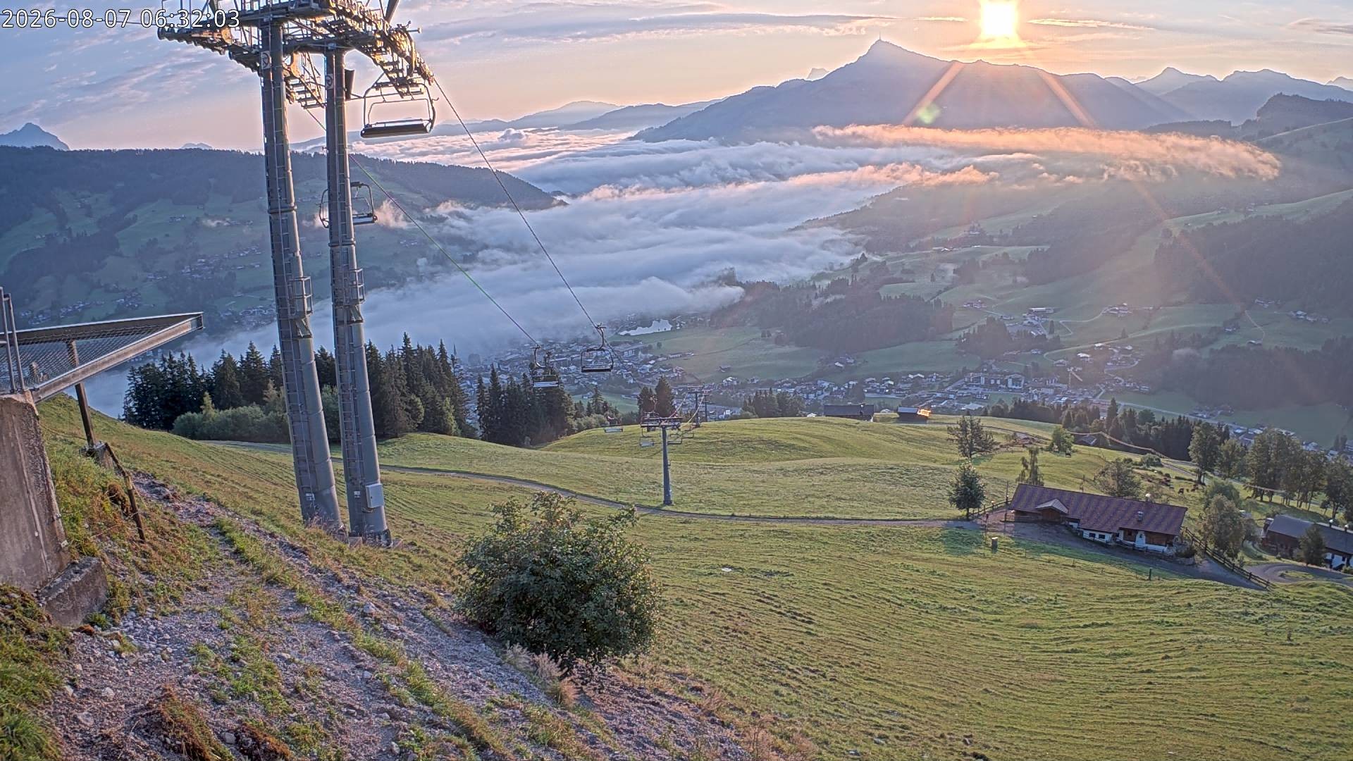 Archived image Webcam Gaisberg mountain station