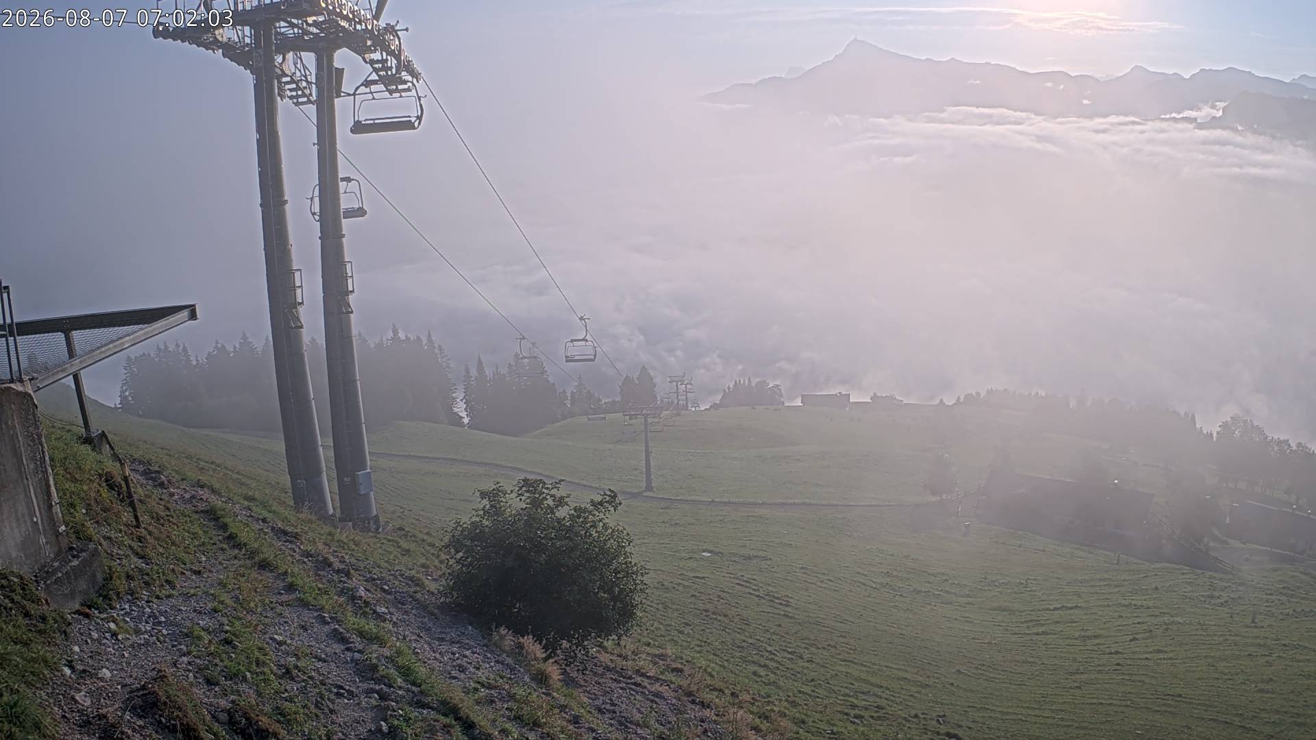 Archived image Webcam Gaisberg mountain station
