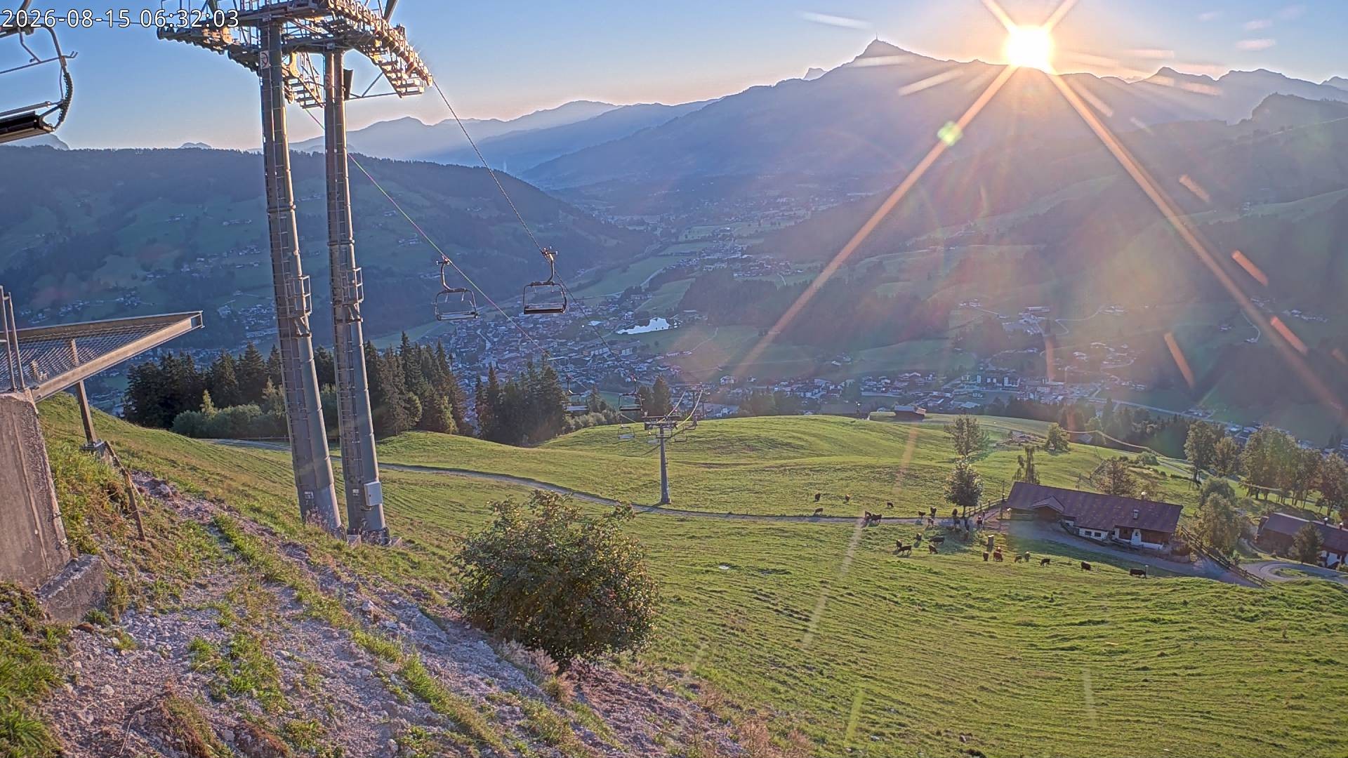 Archiv Foto Webcam Bergstation Gaisberg, Kitzbühel