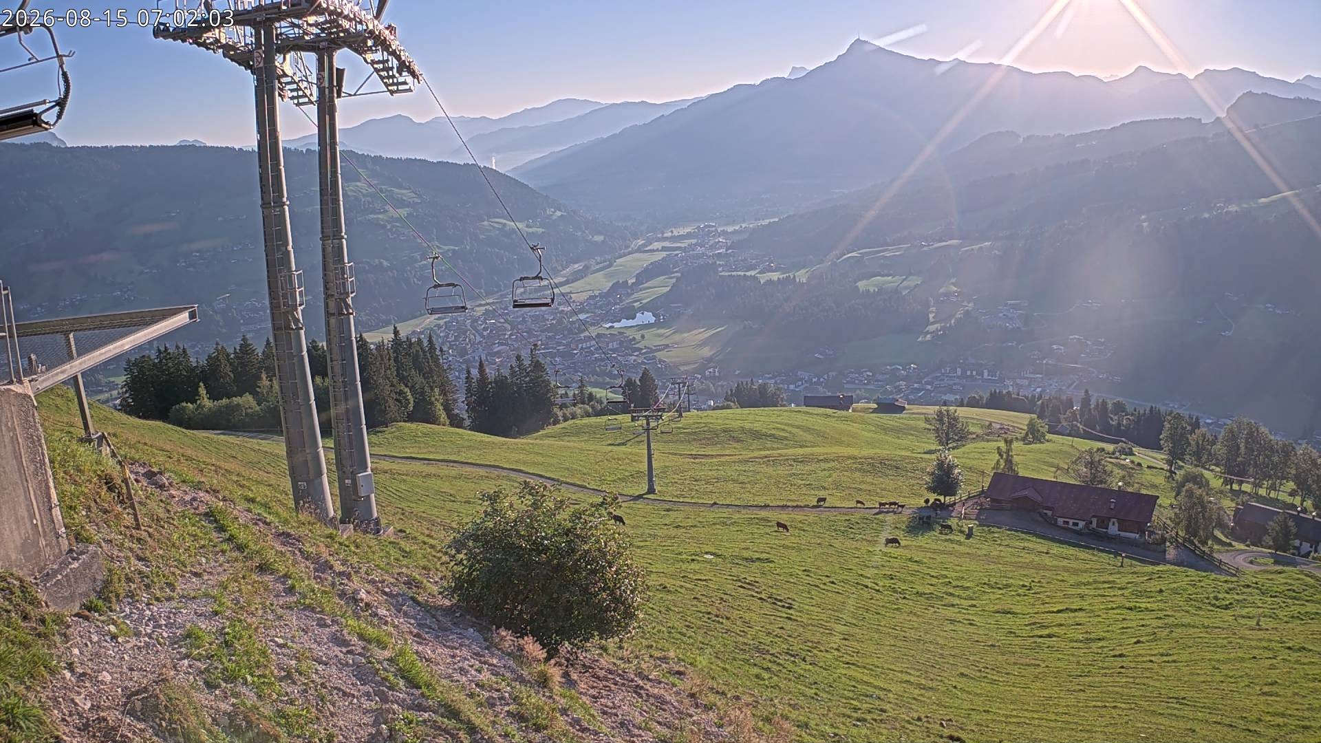 Archiv Foto Webcam Bergstation Gaisberg, Kitzbühel