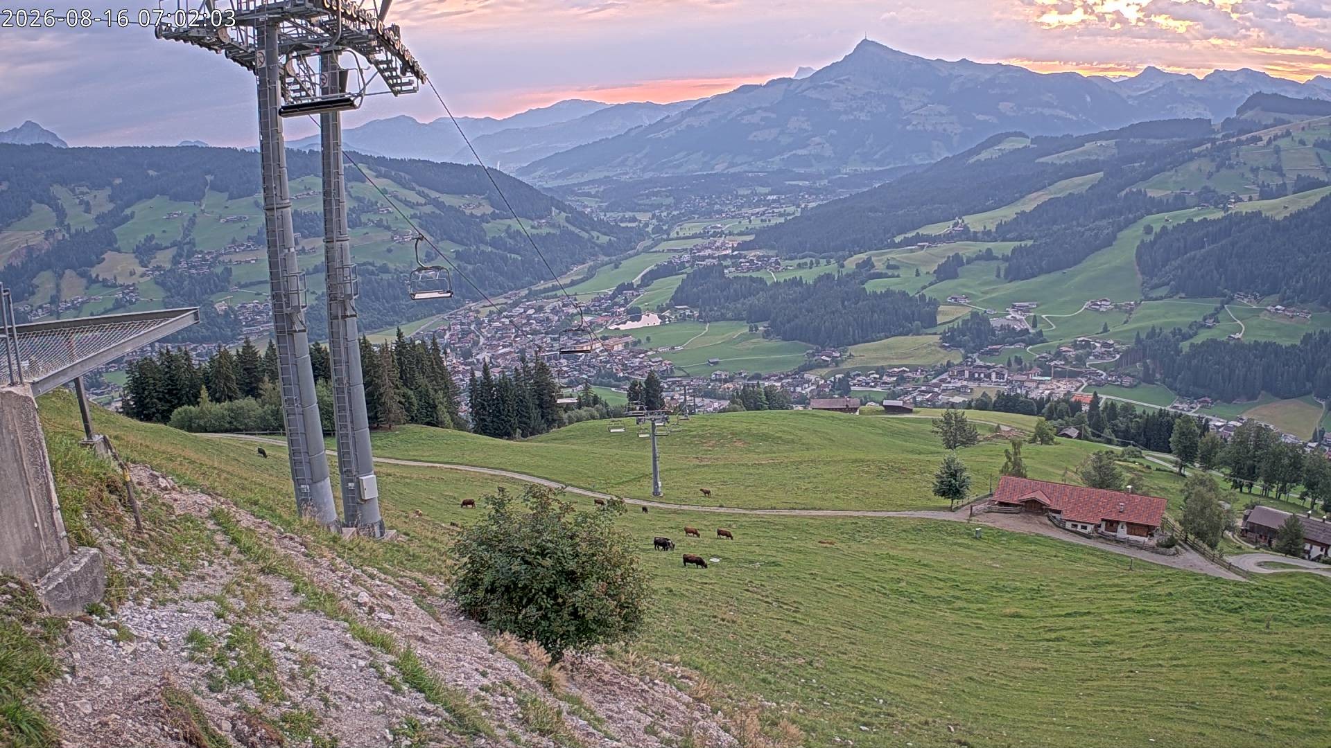 Archiv Foto Webcam Bergstation Gaisberg, Kitzbühel