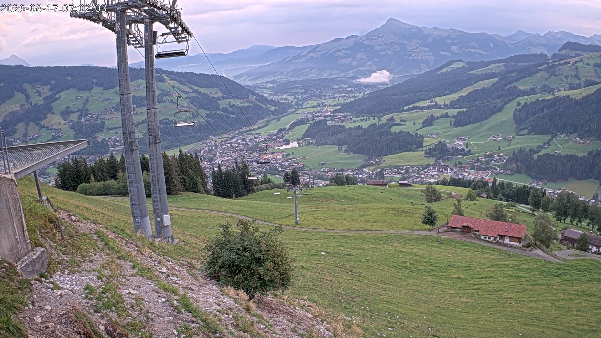 Archiv Foto Webcam Bergstation Gaisberg, Kitzbühel