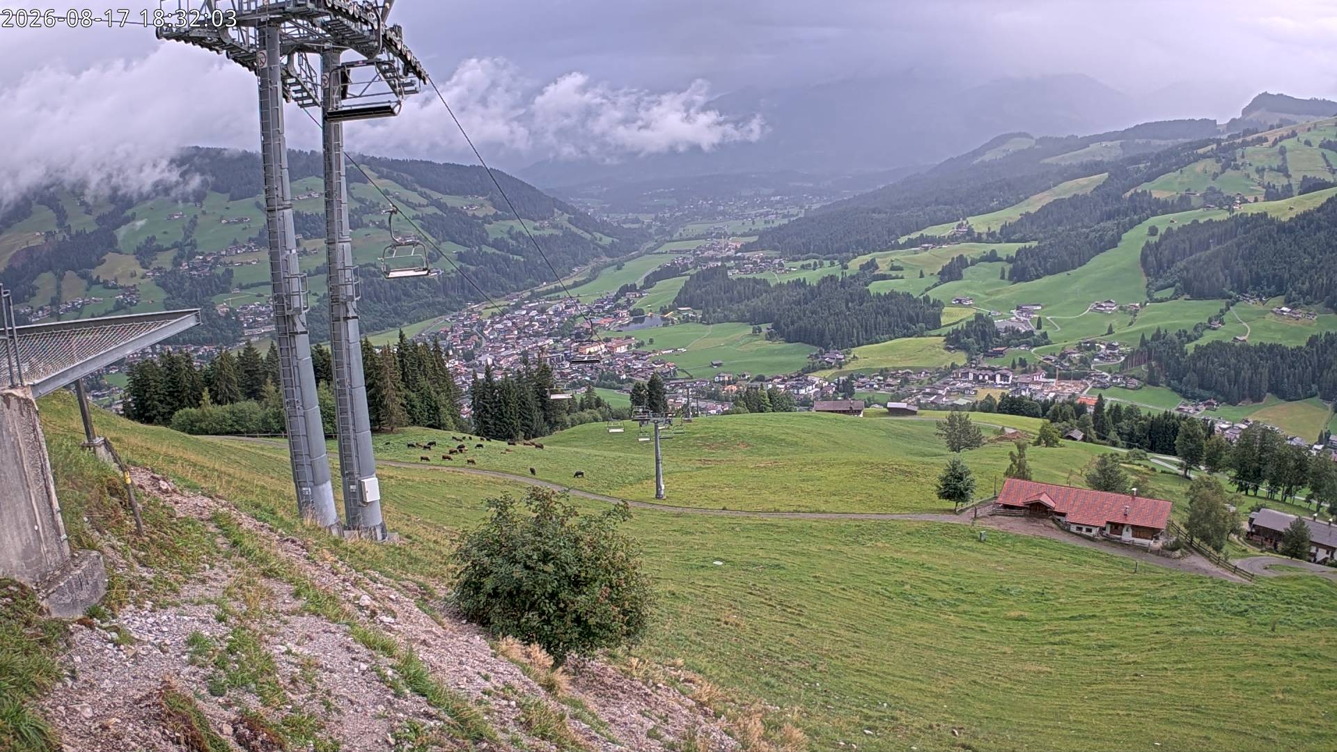 Archiv Foto Webcam Bergstation Gaisberg, Kitzbühel