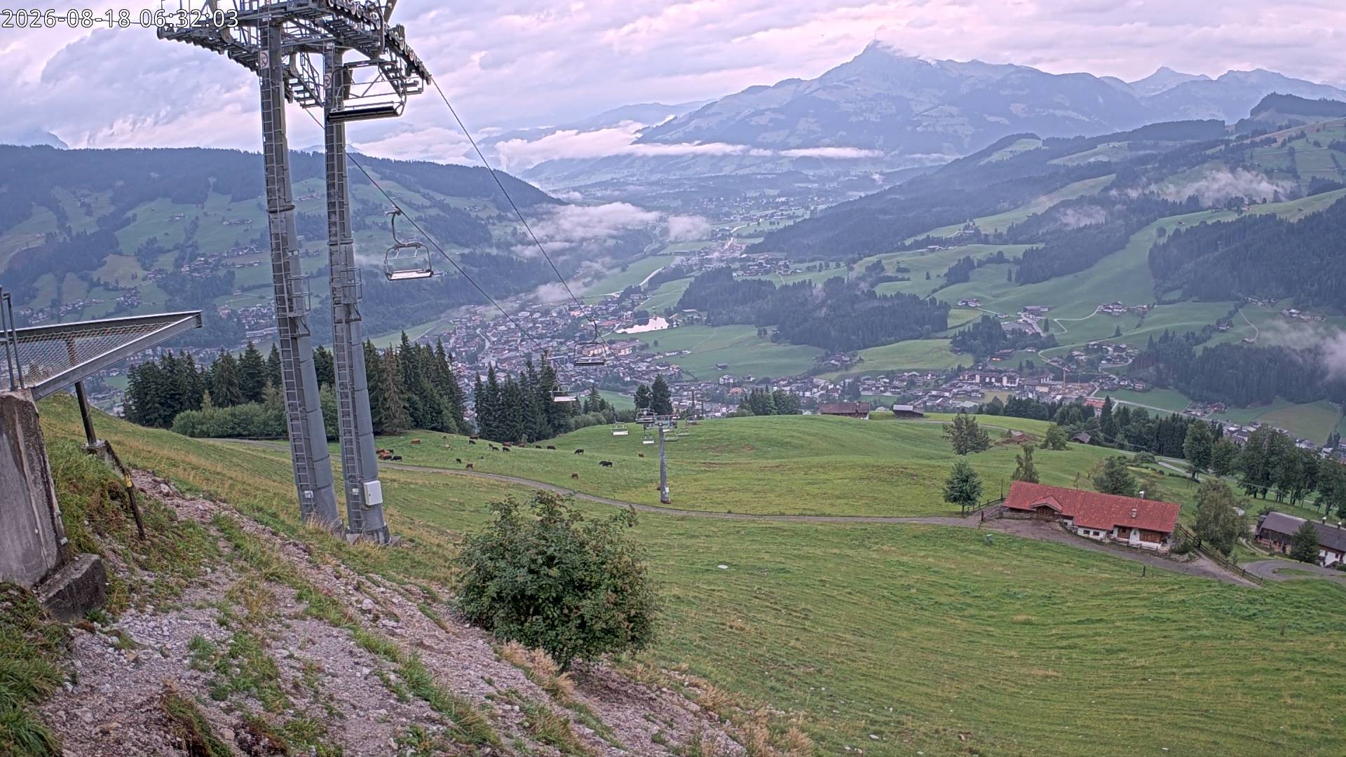 Archiv Foto Webcam Bergstation Gaisberg, Kitzbühel
