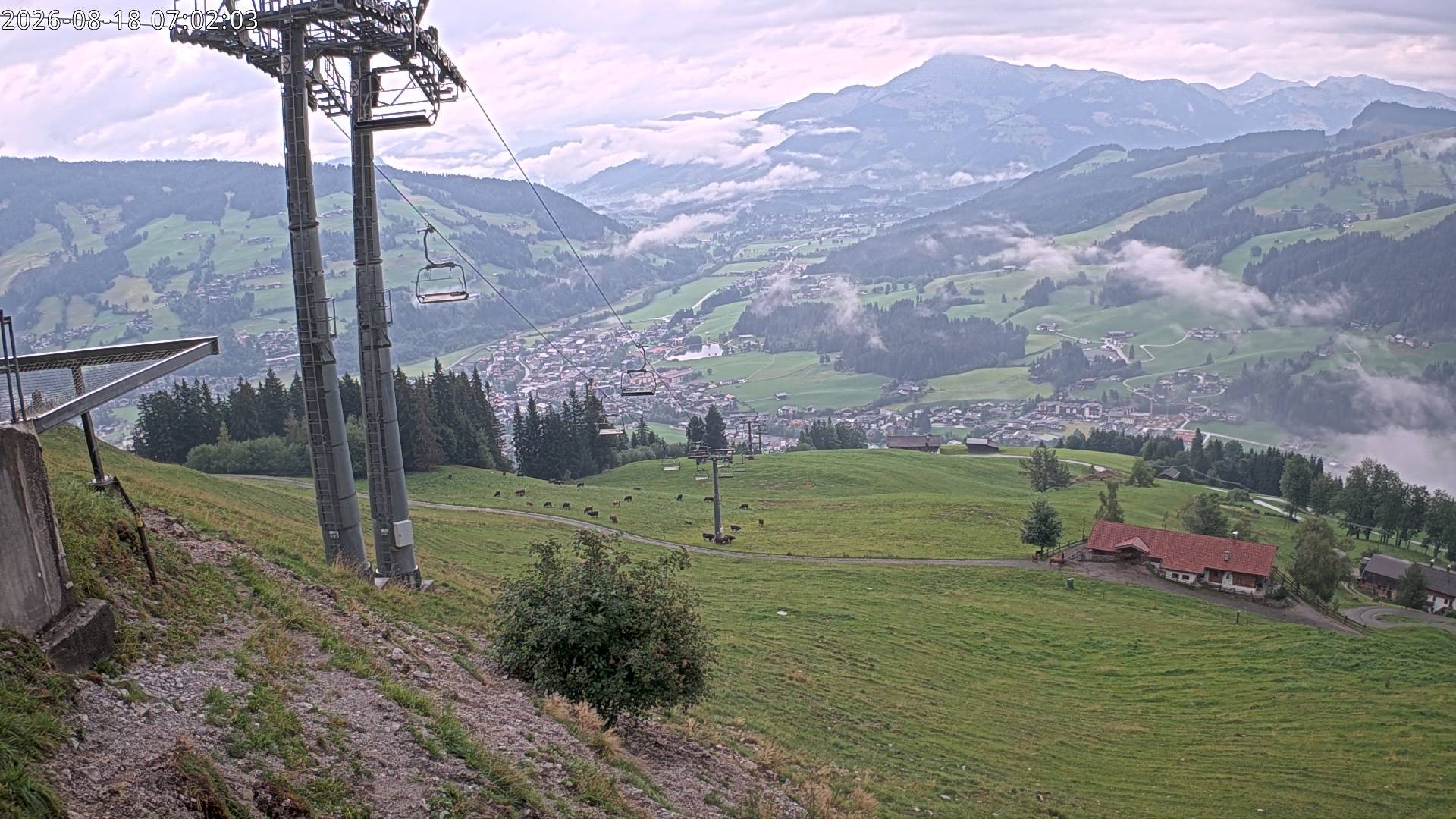 Archiv Foto Webcam Bergstation Gaisberg, Kitzbühel