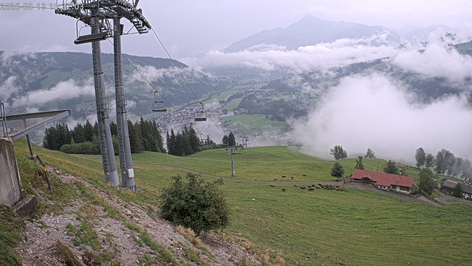 Archiv Foto Webcam Bergstation Gaisberg, Kitzbühel