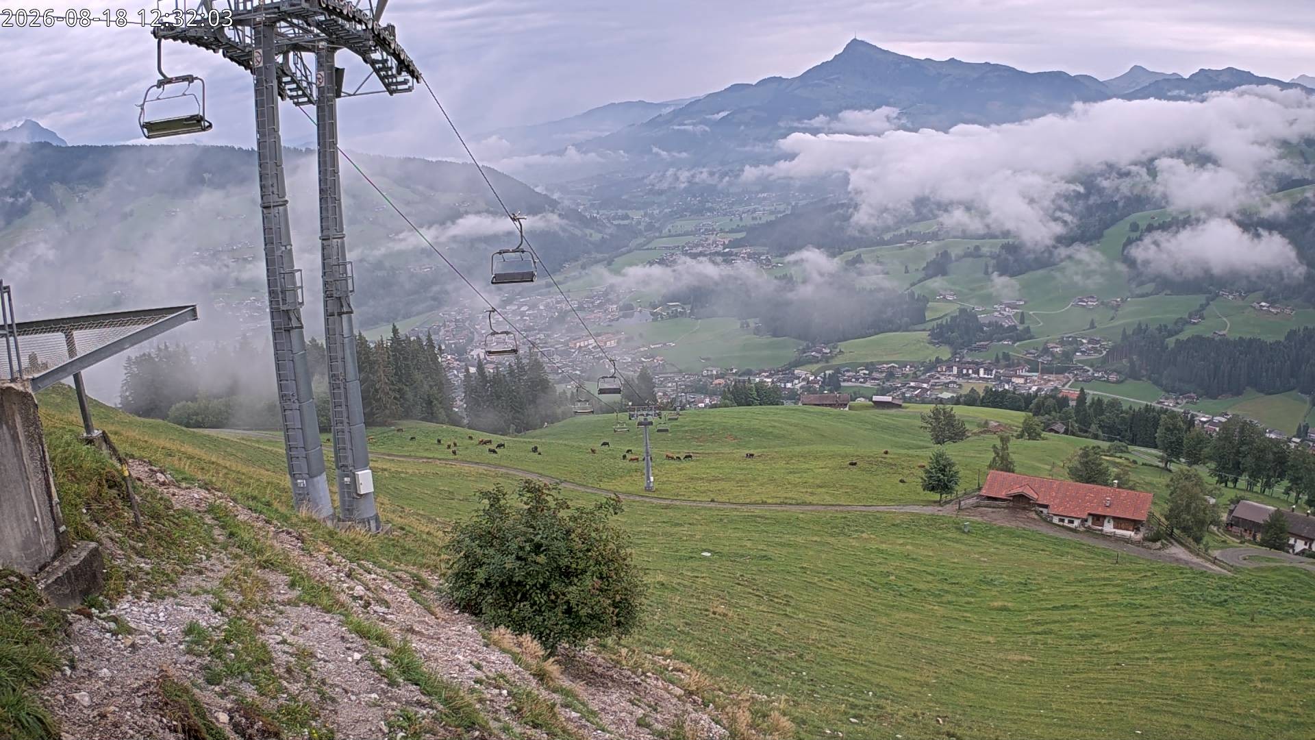 Archiv Foto Webcam Bergstation Gaisberg, Kitzbühel