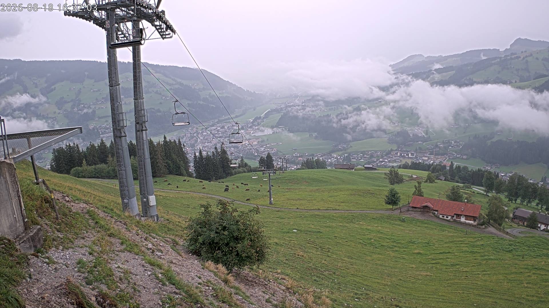 Archiv Foto Webcam Bergstation Gaisberg, Kitzbühel