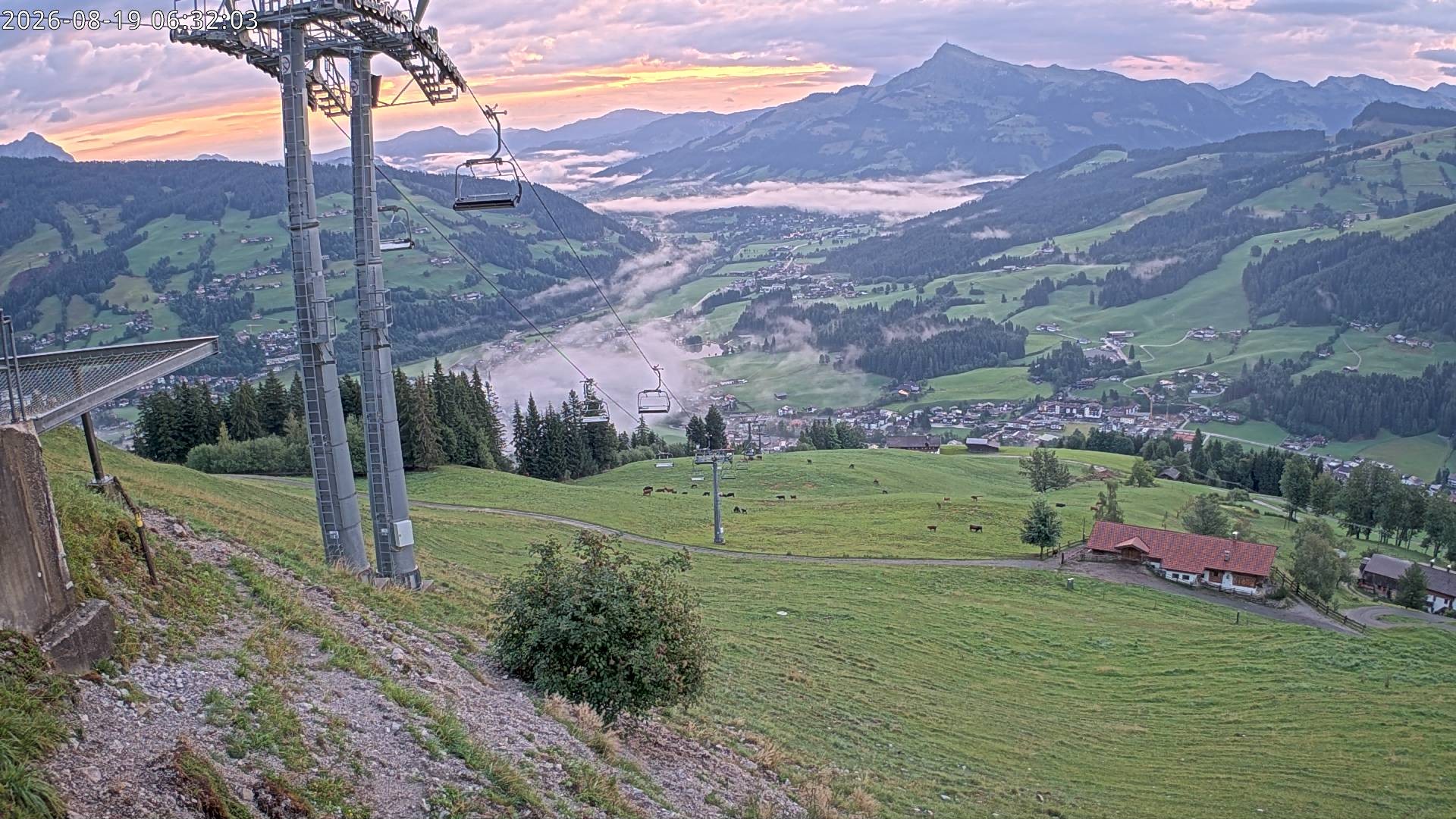 Archiv Foto Webcam Bergstation Gaisberg, Kitzbühel