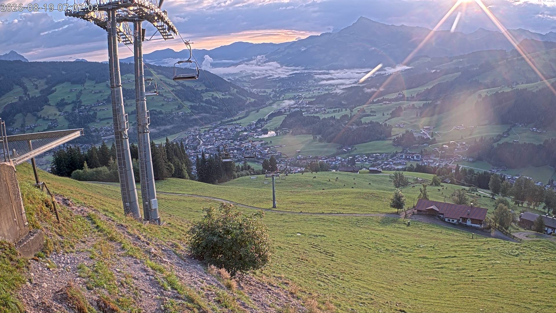 Archiv Foto Webcam Bergstation Gaisberg, Kitzbühel