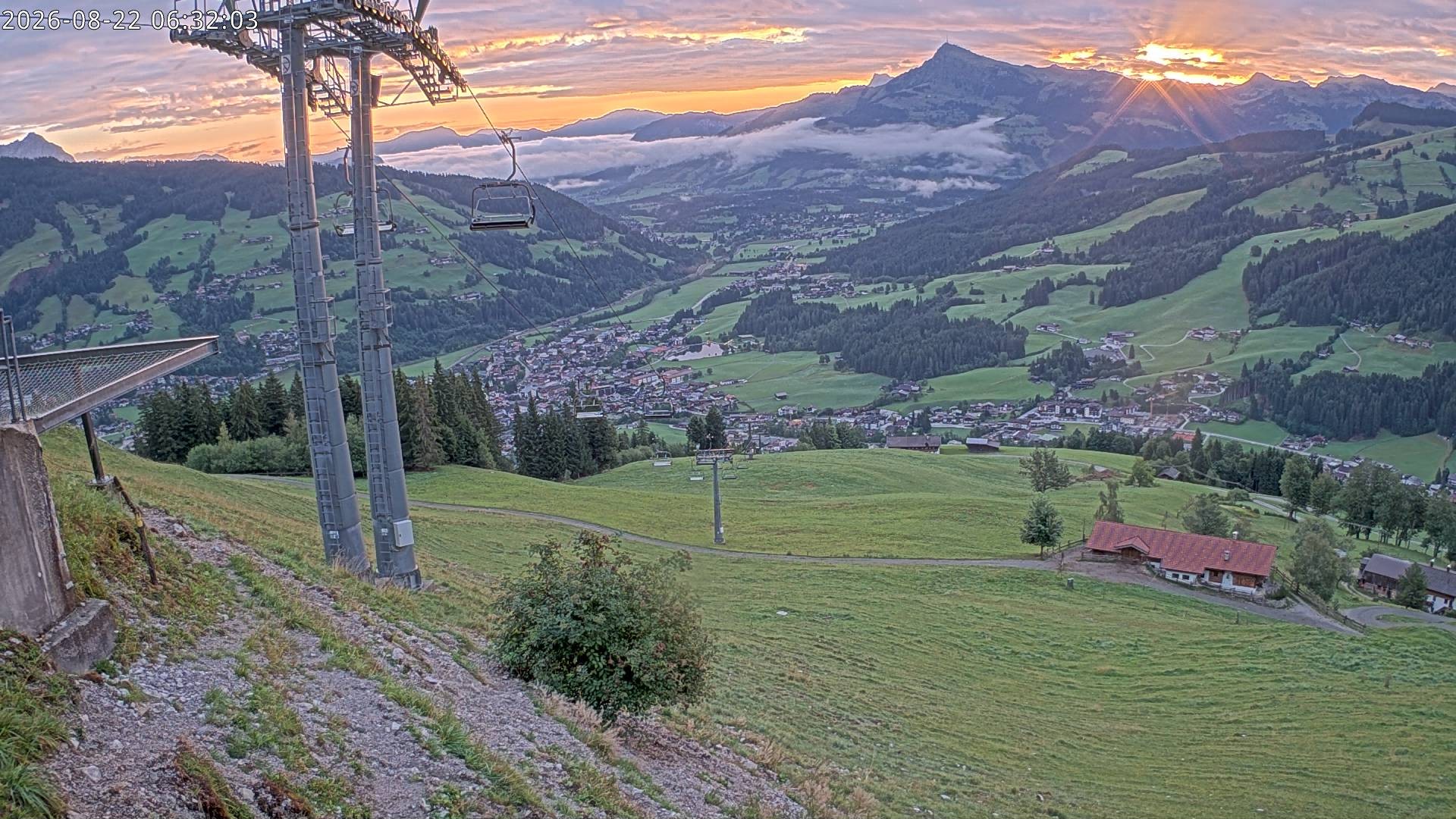 Archiv Foto Webcam Bergstation Gaisberg, Kitzbühel
