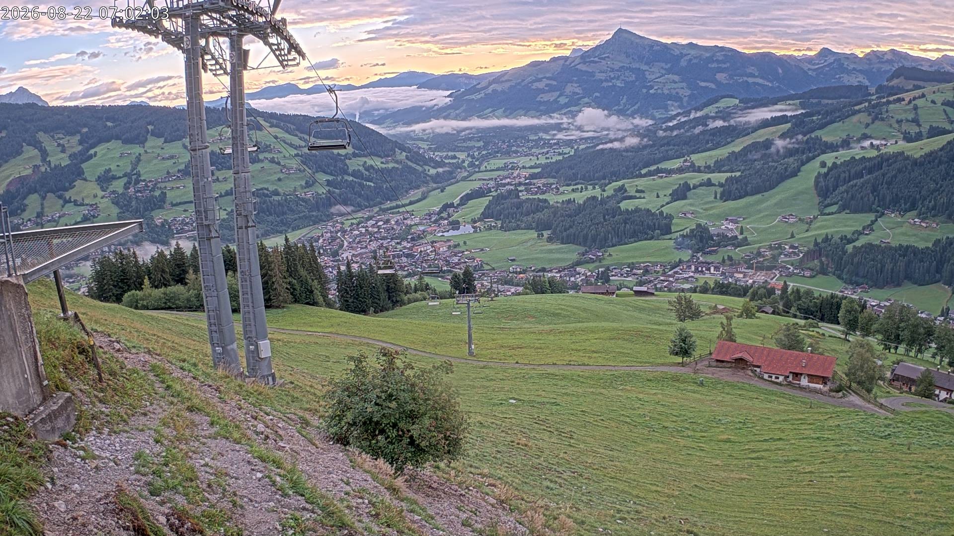 Archiv Foto Webcam Bergstation Gaisberg, Kitzbühel