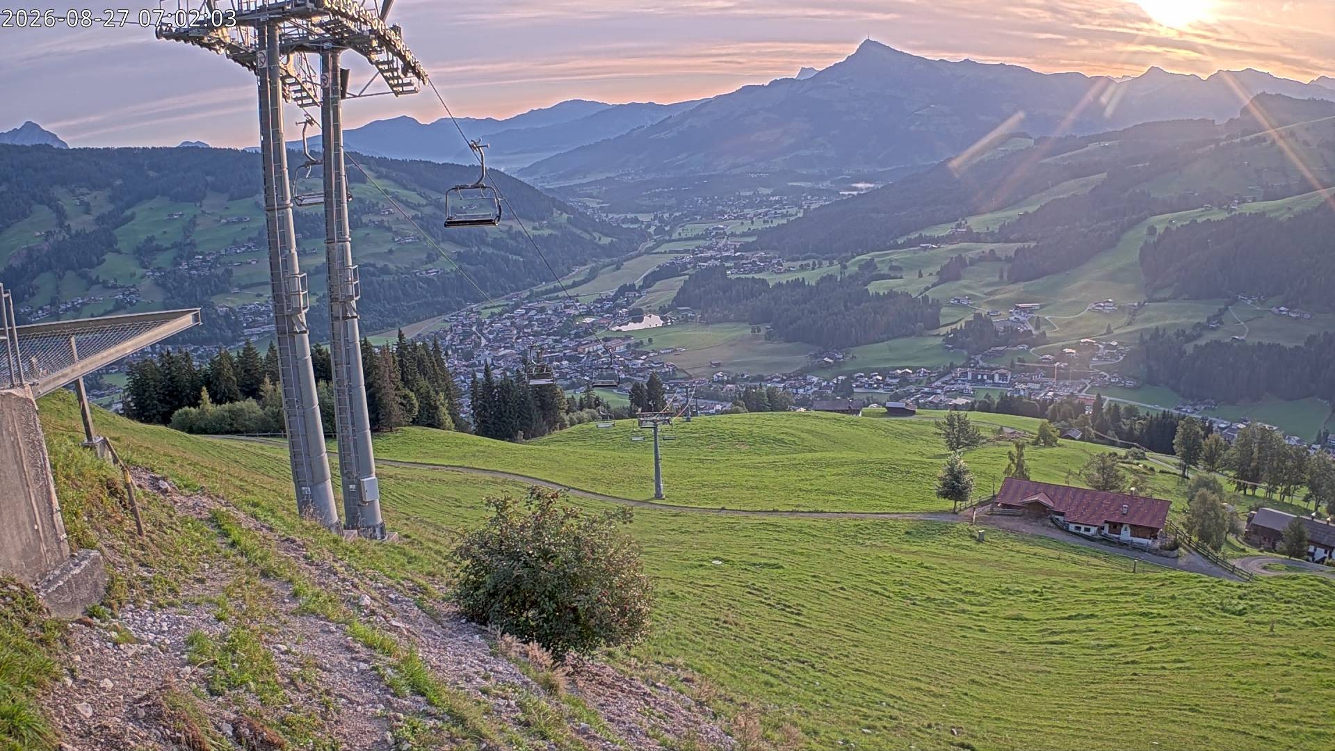 Archiv Foto Webcam Bergstation Gaisberg, Kitzbühel