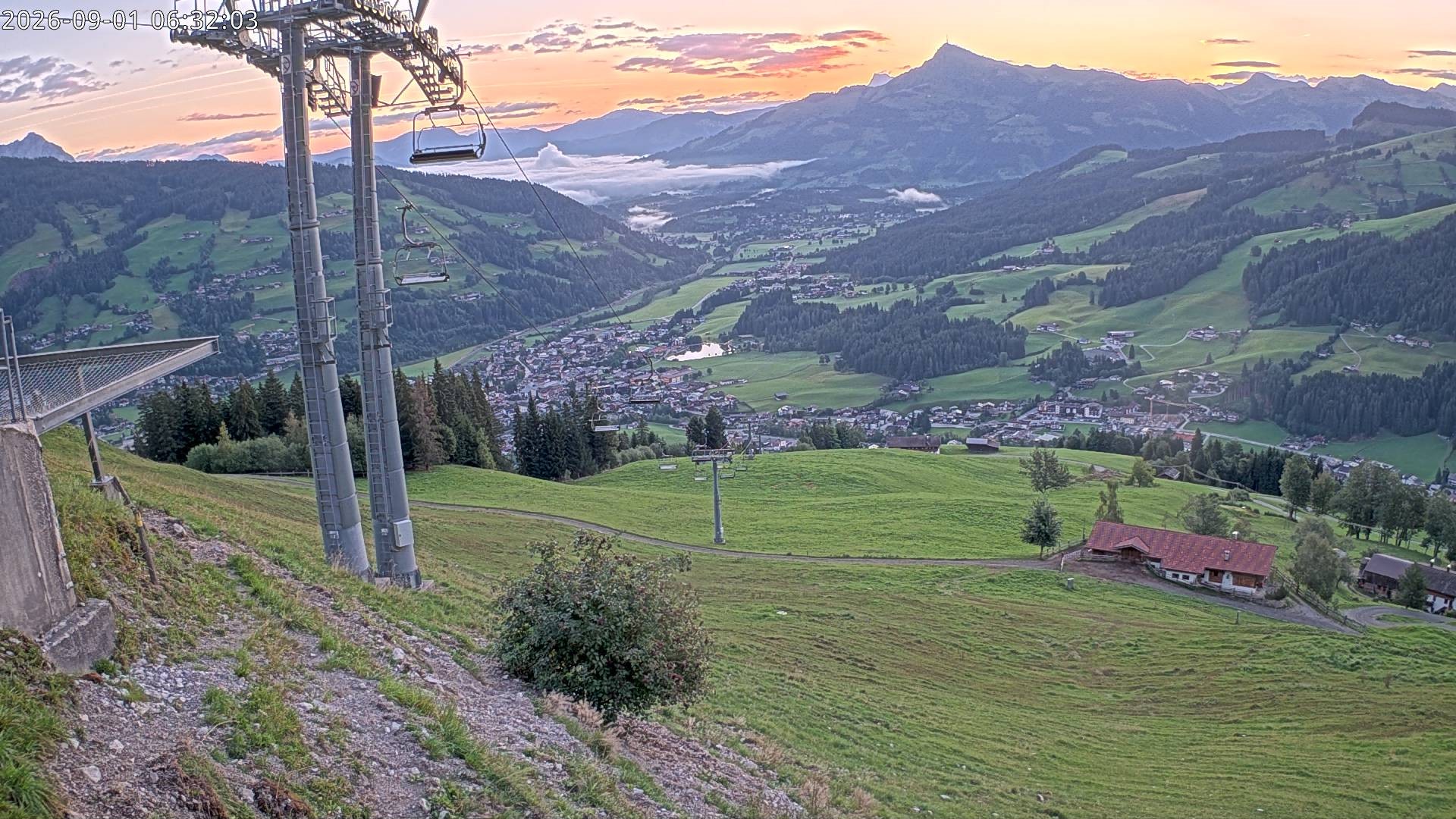 Archiv Foto Webcam Bergstation Gaisberg, Kitzbühel