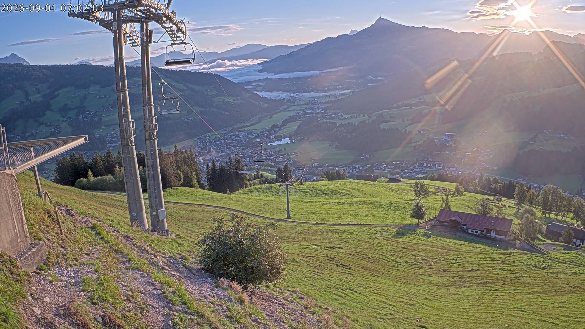 Archiv Foto Webcam Bergstation Gaisberg, Kitzbühel