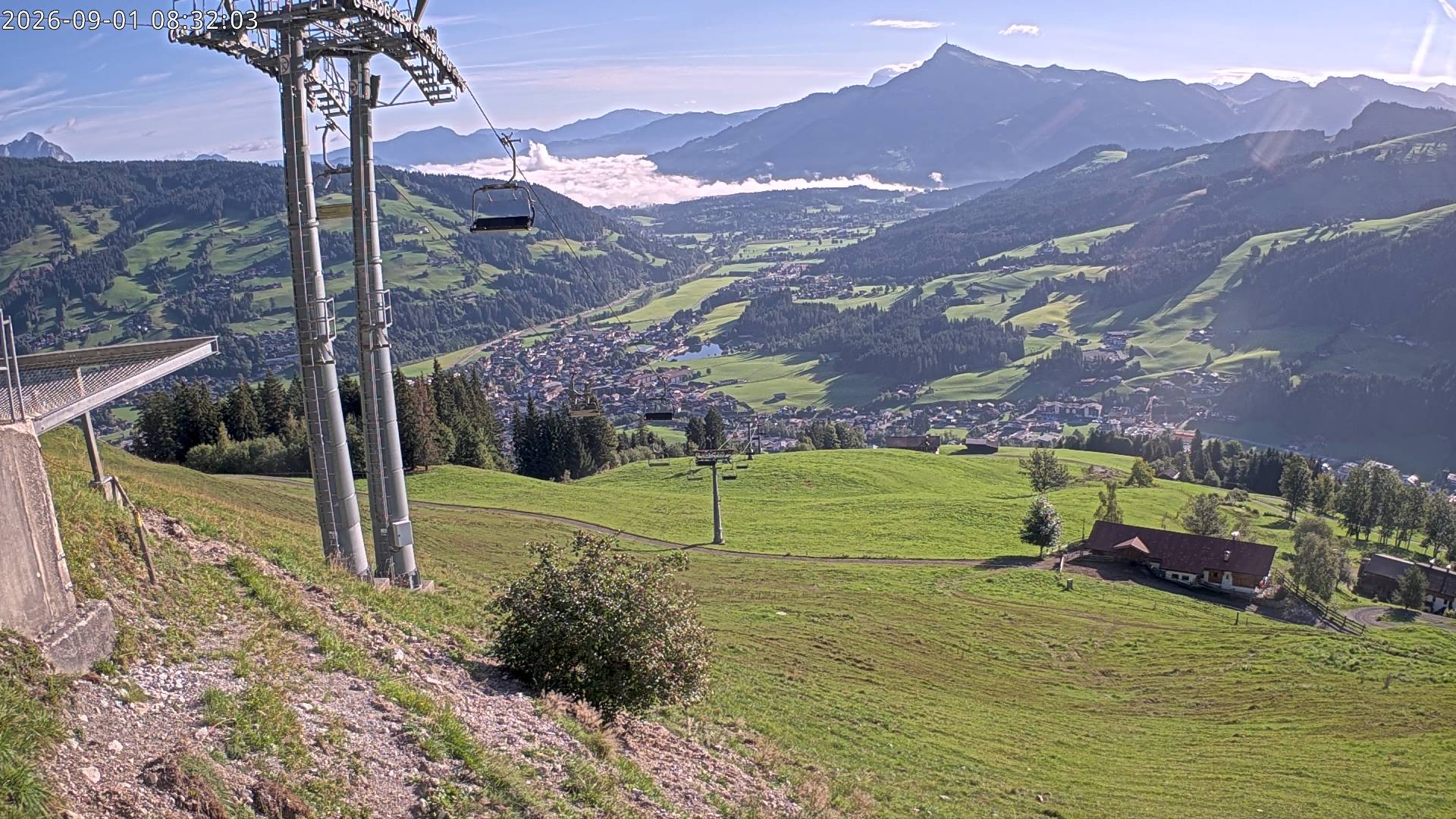Archiv Foto Webcam Bergstation Gaisberg, Kitzbühel