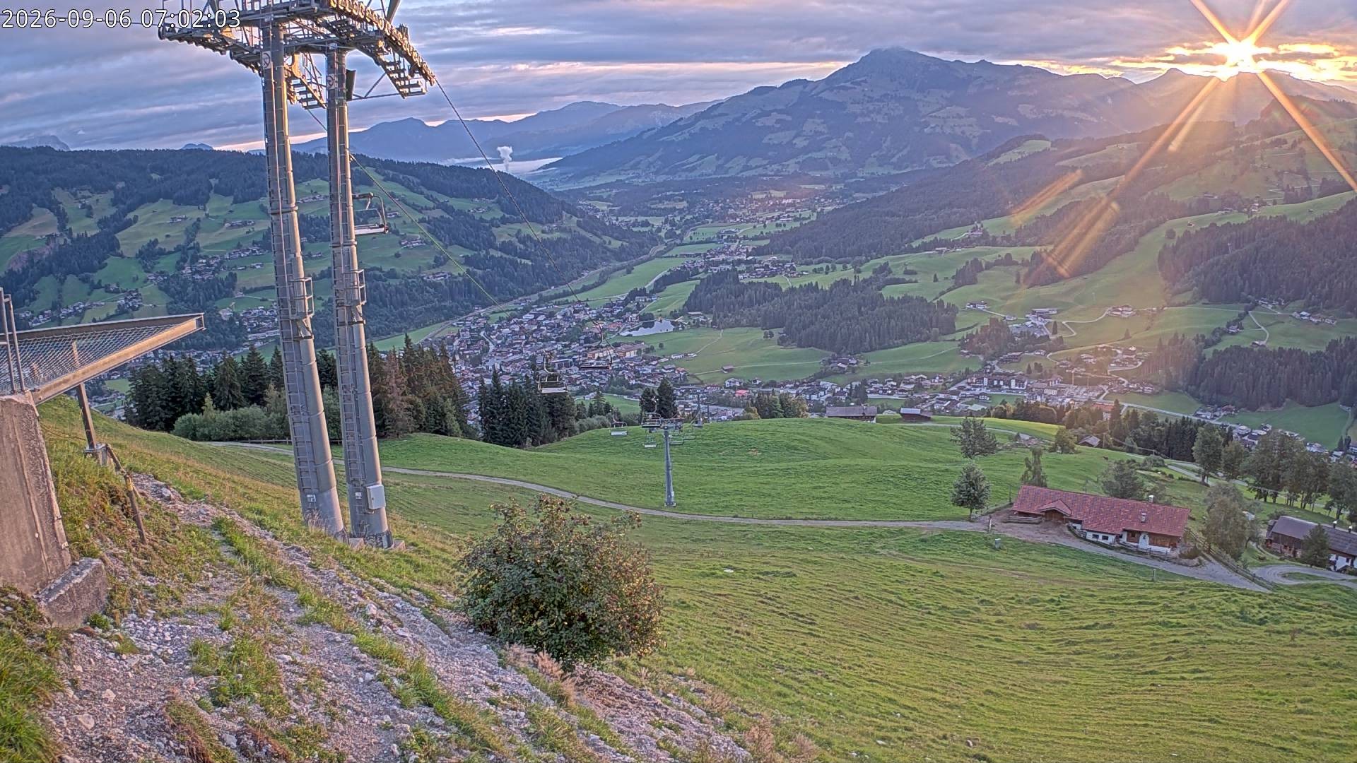 Archiv Foto Webcam Bergstation Gaisberg, Kitzbühel