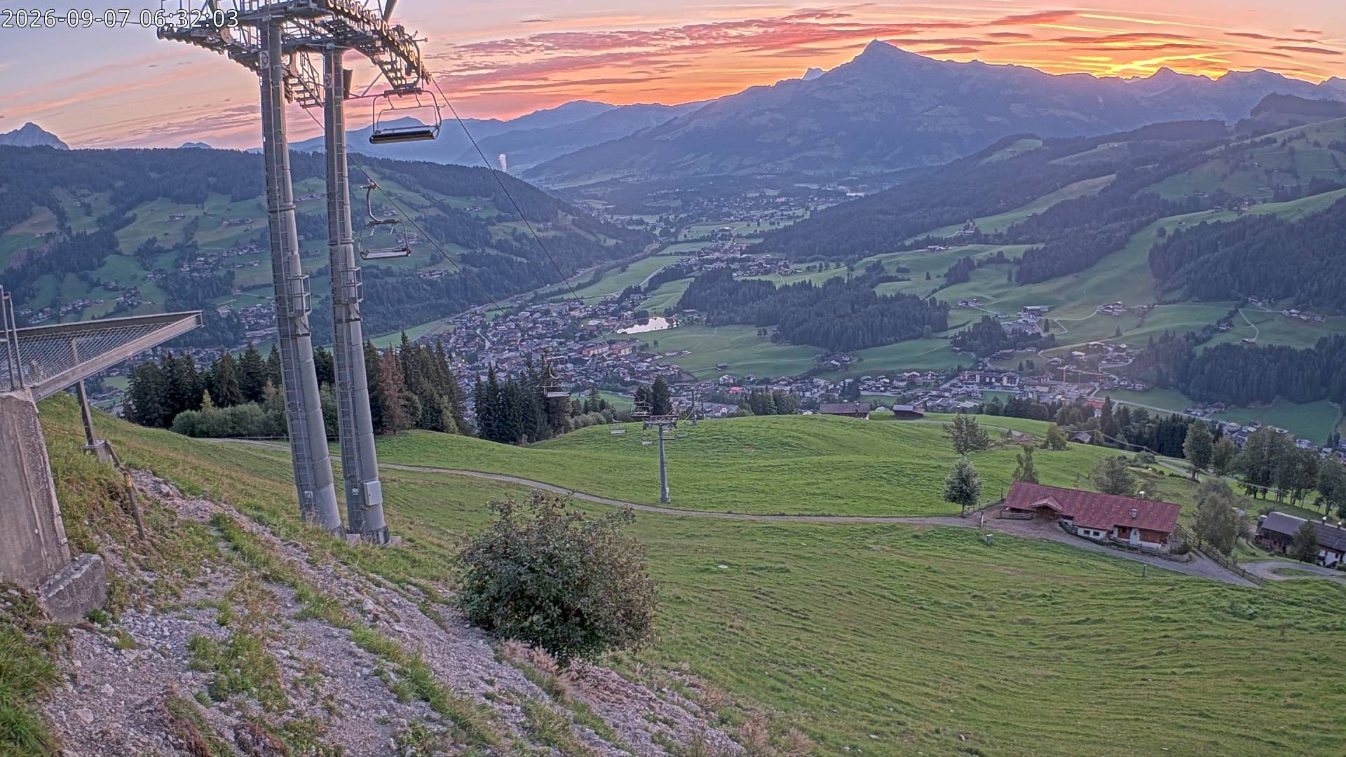 Archiv Foto Webcam Bergstation Gaisberg, Kitzbühel