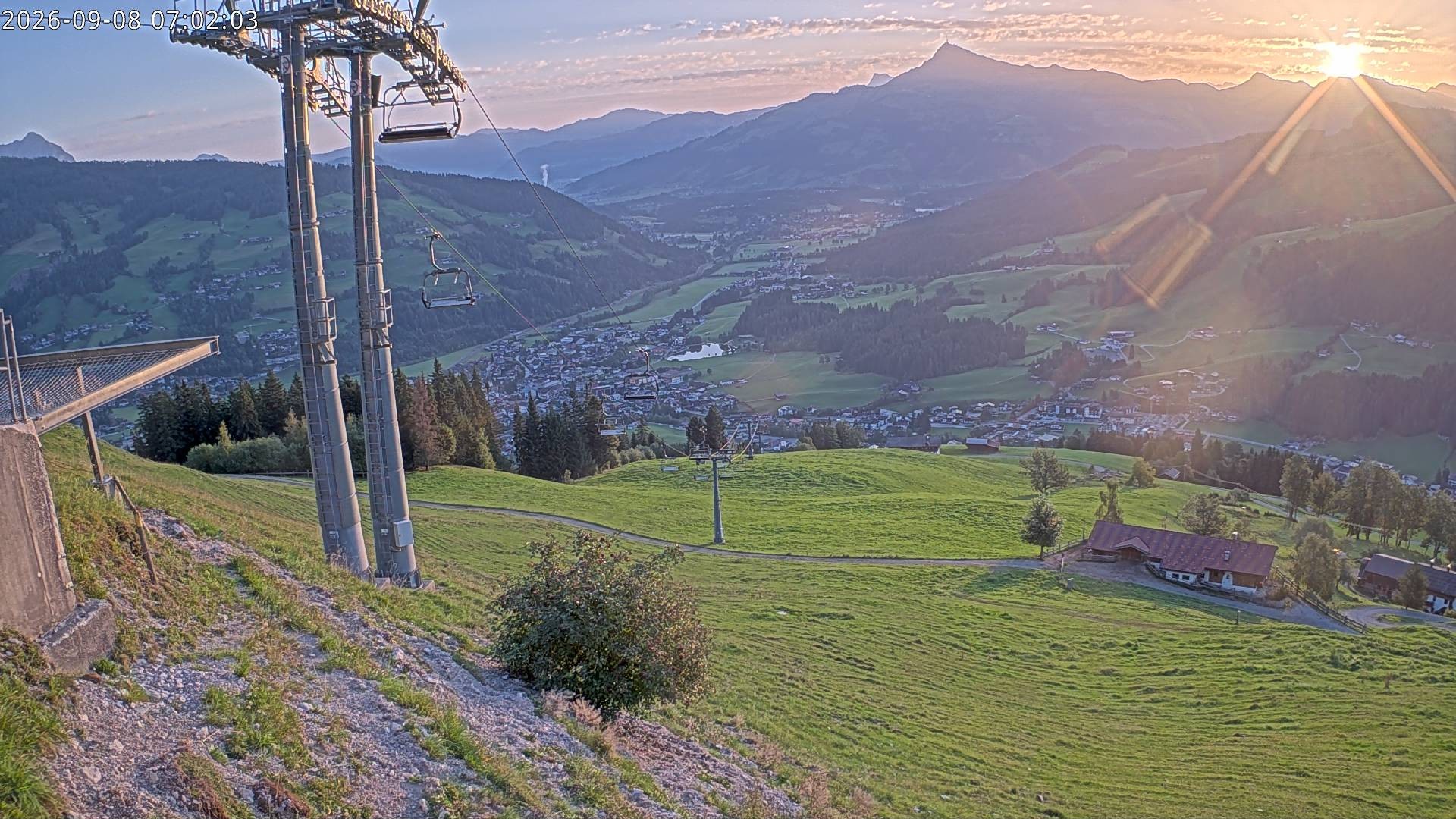 Archiv Foto Webcam Bergstation Gaisberg, Kitzbühel