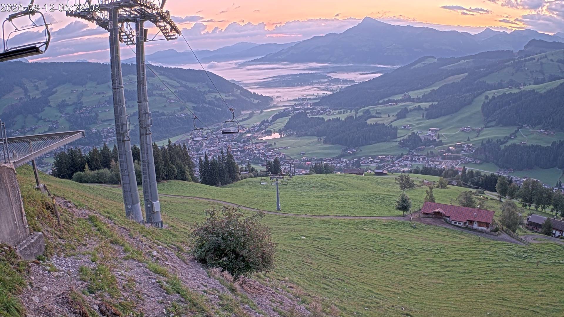 Archiv Foto Webcam Bergstation Gaisberg, Kitzbühel