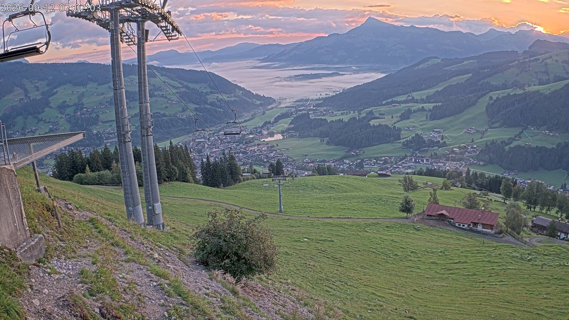 Archiv Foto Webcam Bergstation Gaisberg, Kitzbühel