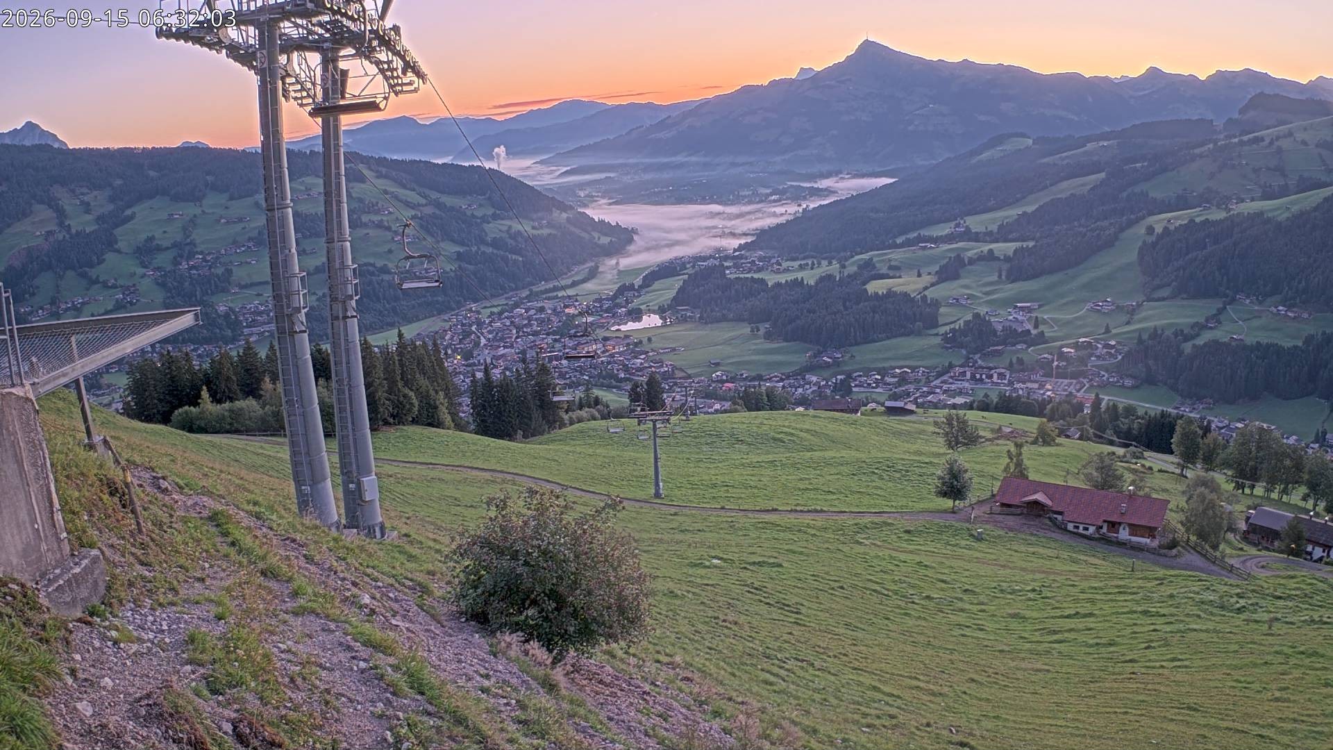 Archiv Foto Webcam Bergstation Gaisberg, Kitzbühel