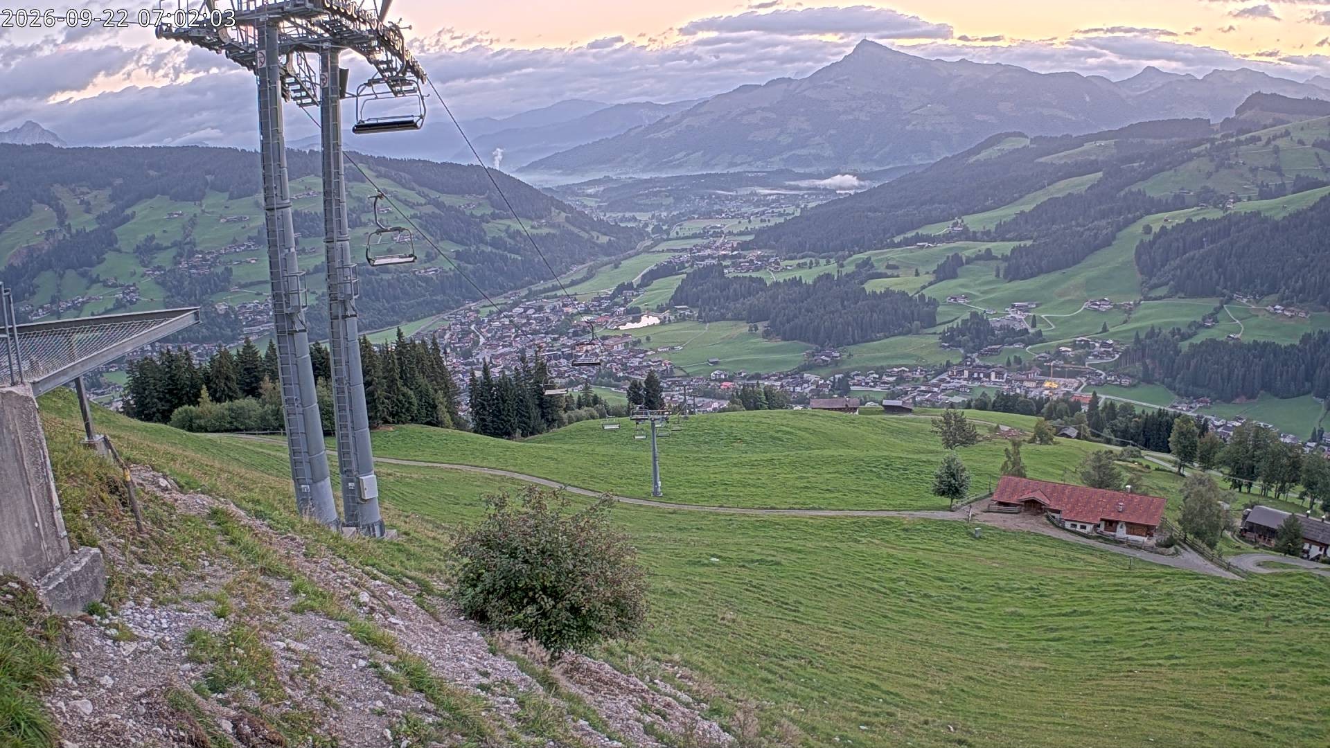 Archiv Foto Webcam Bergstation Gaisberg, Kitzbühel