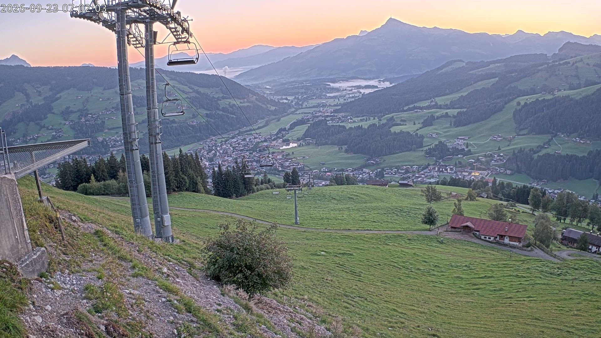 Archiv Foto Webcam Bergstation Gaisberg, Kitzbühel
