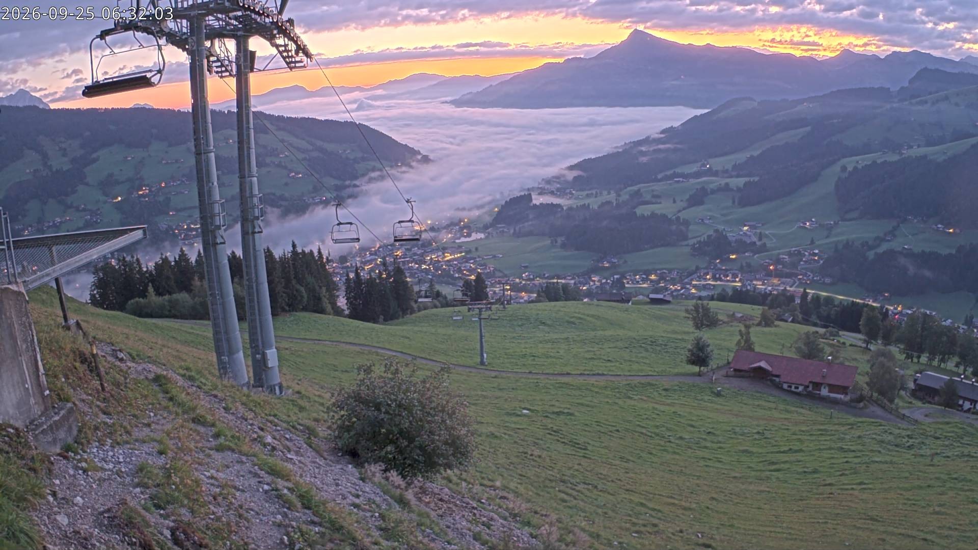 Archiv Foto Webcam Bergstation Gaisberg, Kitzbühel