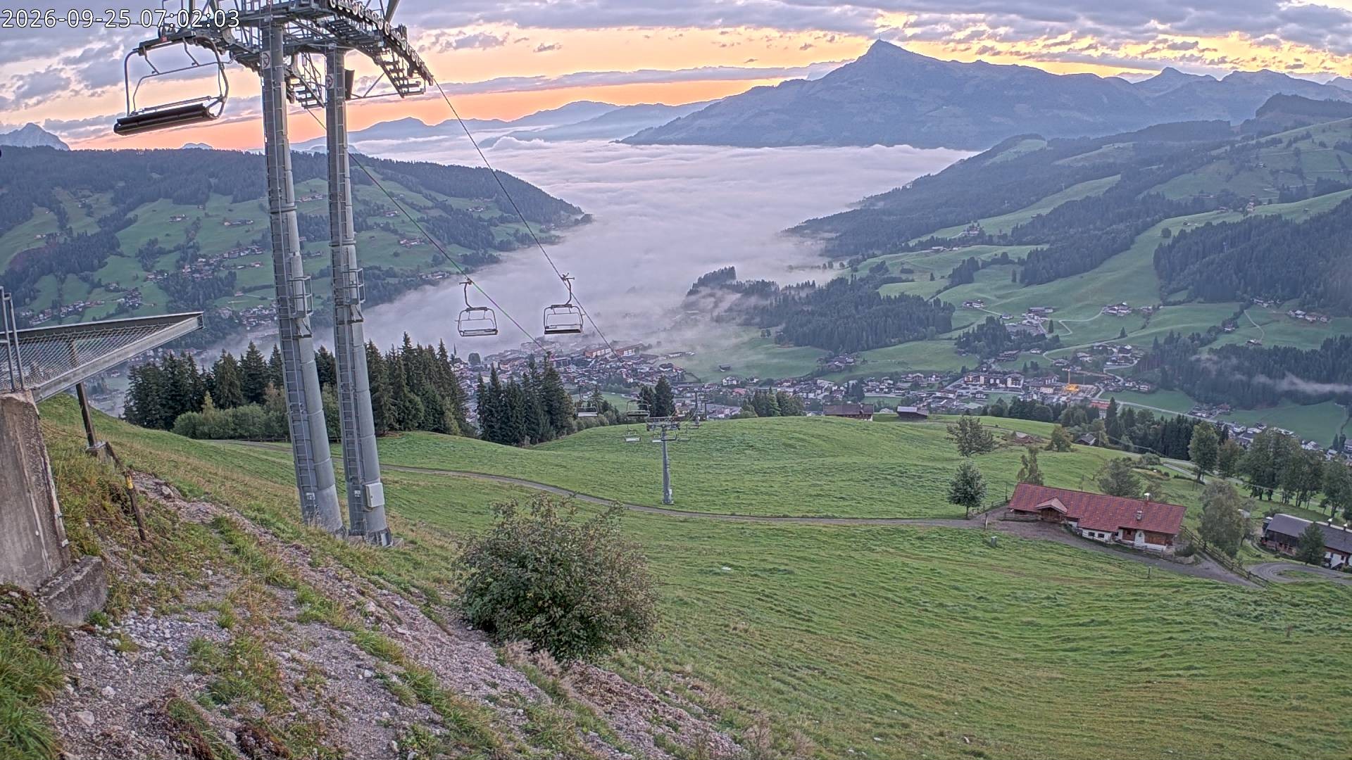 Archiv Foto Webcam Bergstation Gaisberg, Kitzbühel