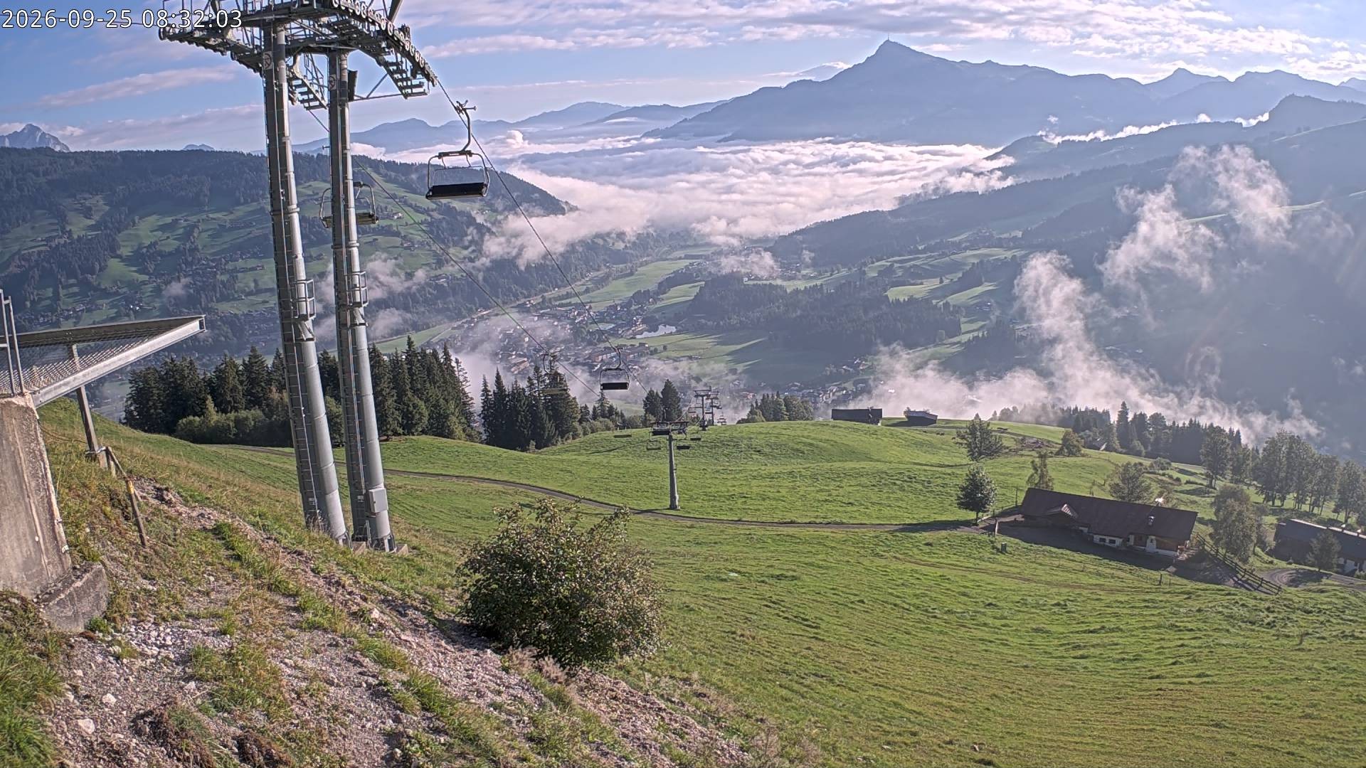 Archiv Foto Webcam Bergstation Gaisberg, Kitzbühel
