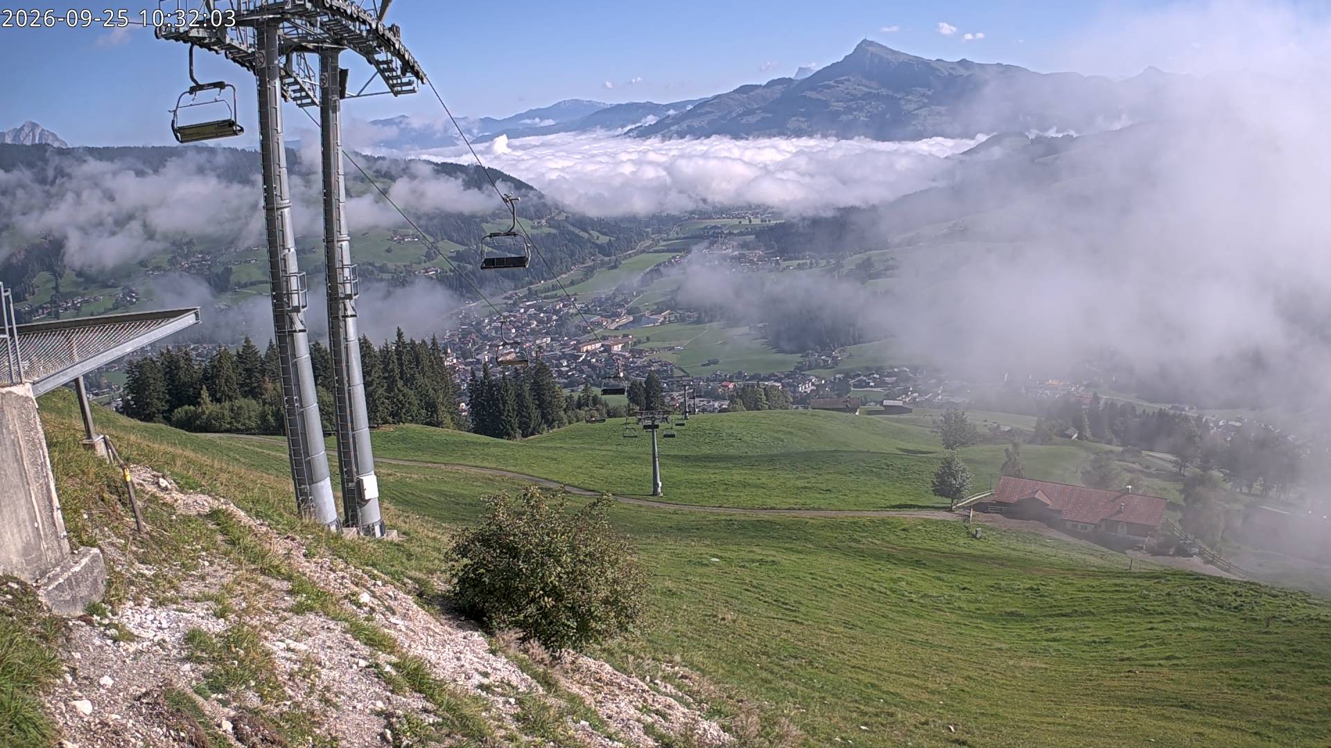 Archiv Foto Webcam Bergstation Gaisberg, Kitzbühel