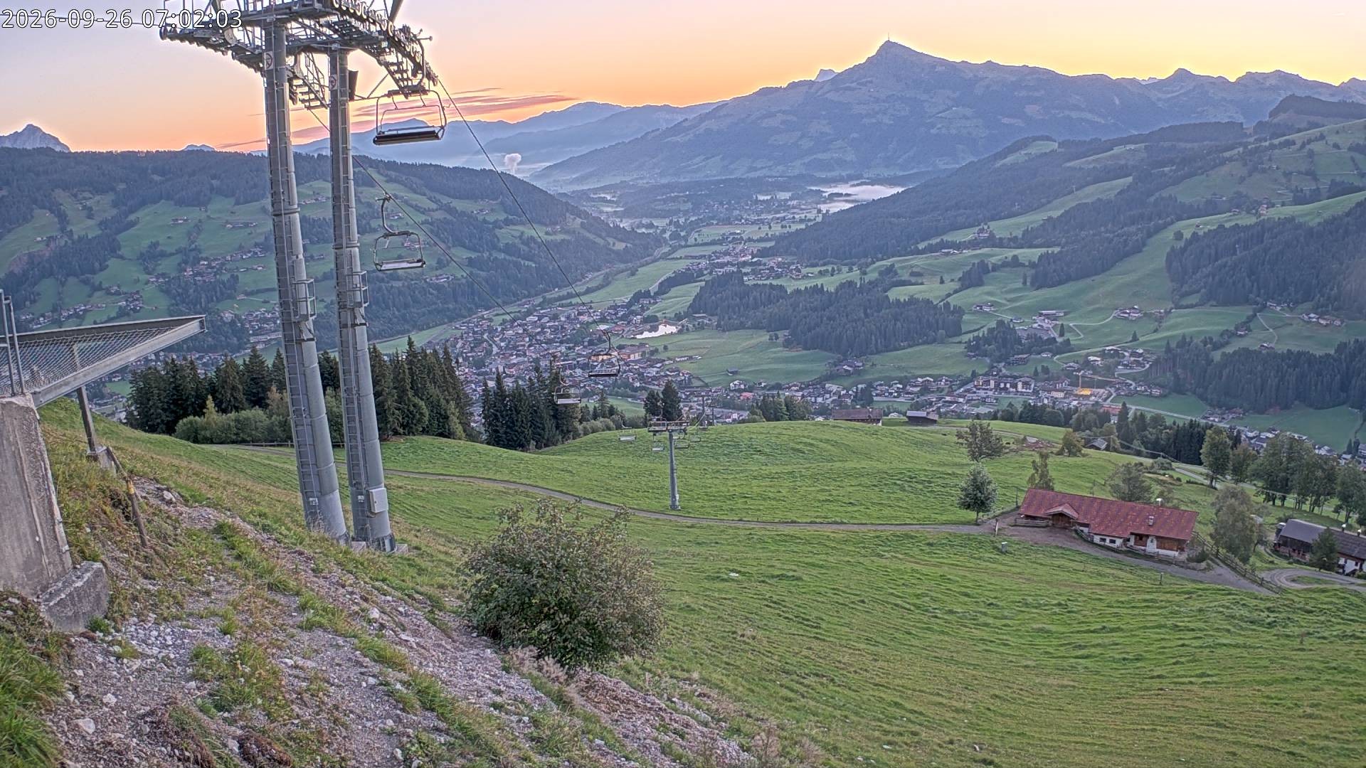 Archiv Foto Webcam Bergstation Gaisberg, Kitzbühel