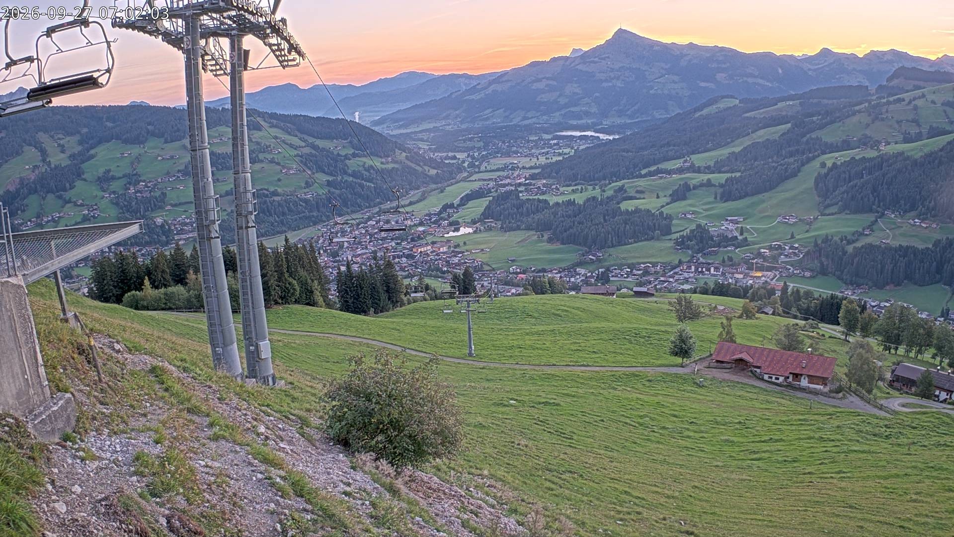 Archiv Foto Webcam Bergstation Gaisberg, Kitzbühel