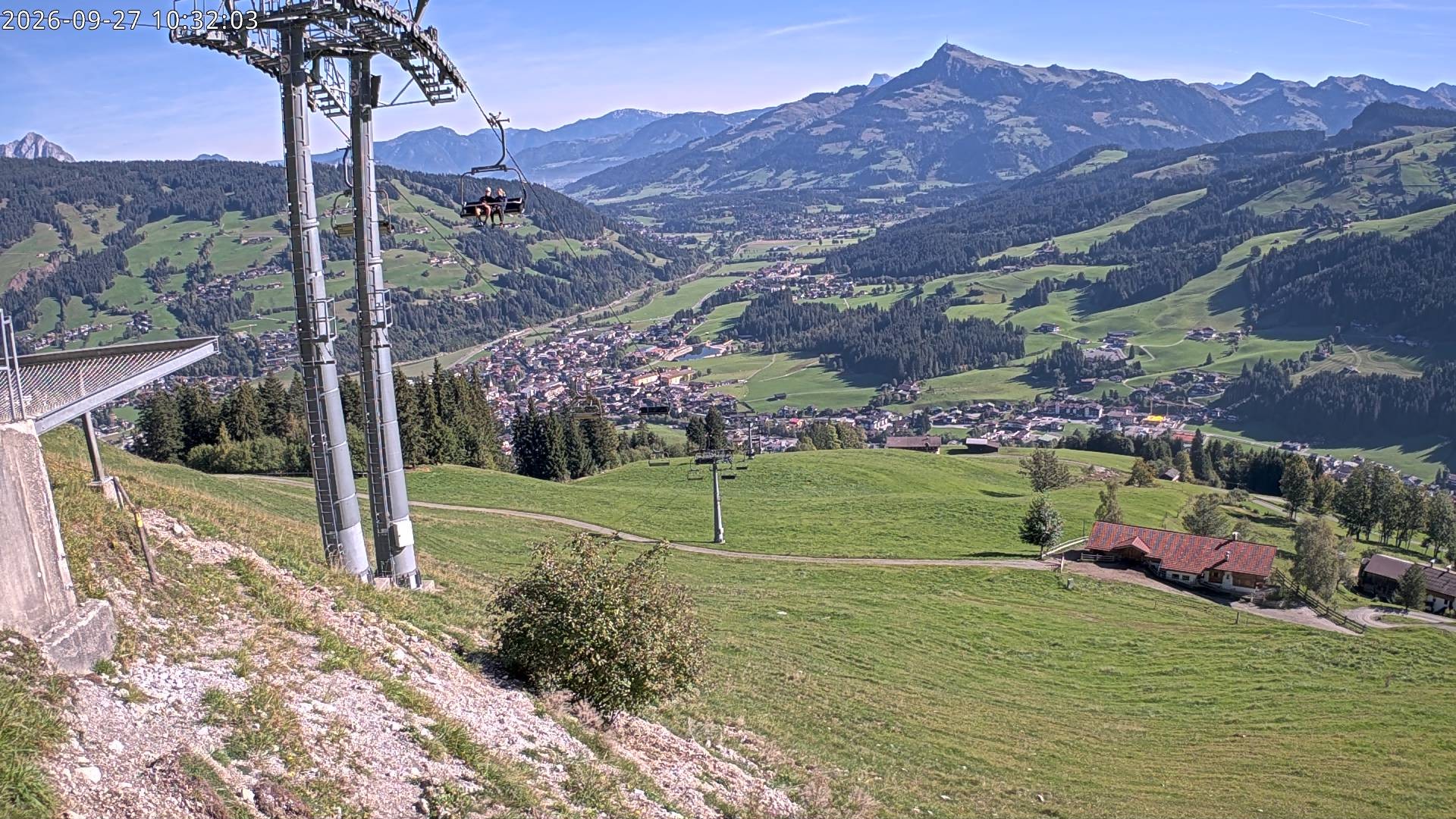Archiv Foto Webcam Bergstation Gaisberg, Kitzbühel