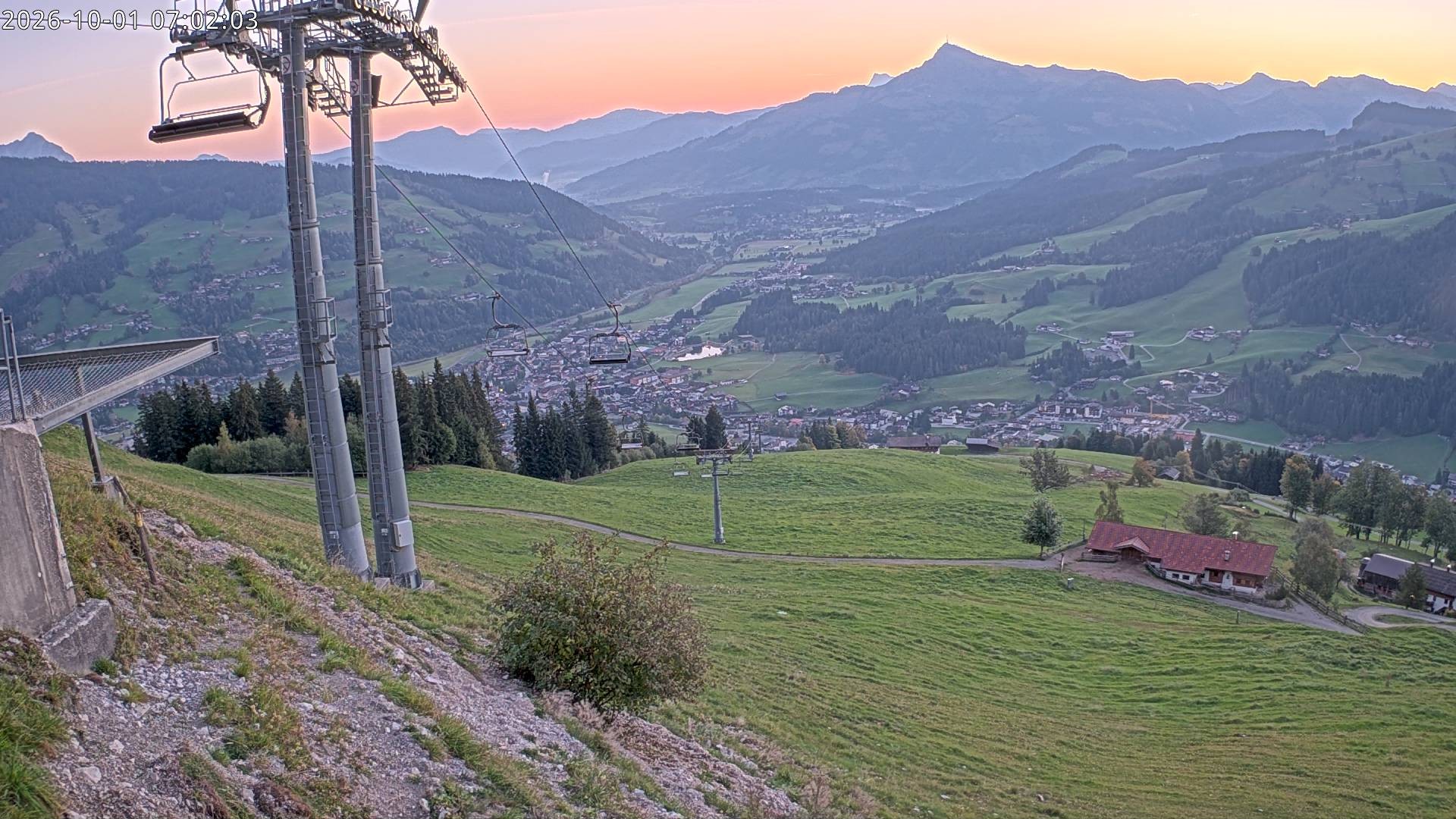 Archiv Foto Webcam Bergstation Gaisberg, Kitzbühel