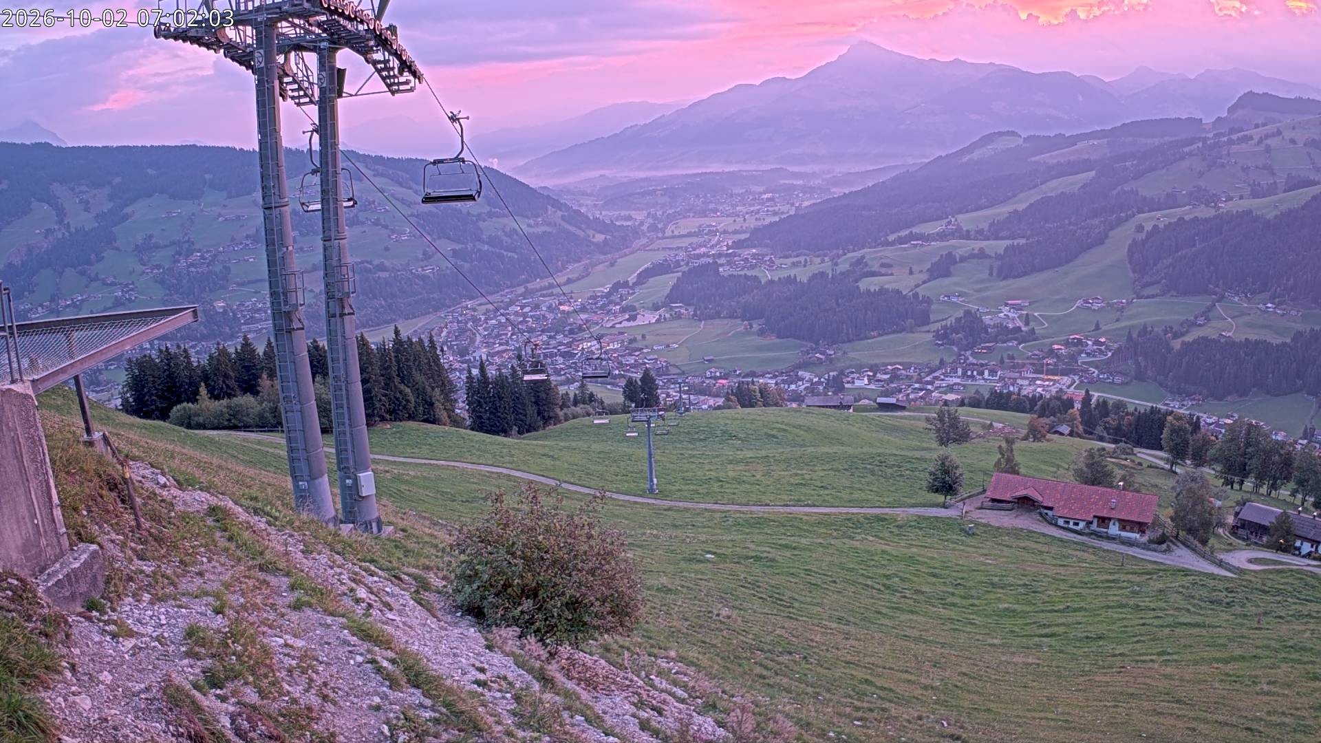 Archiv Foto Webcam Bergstation Gaisberg, Kitzbühel