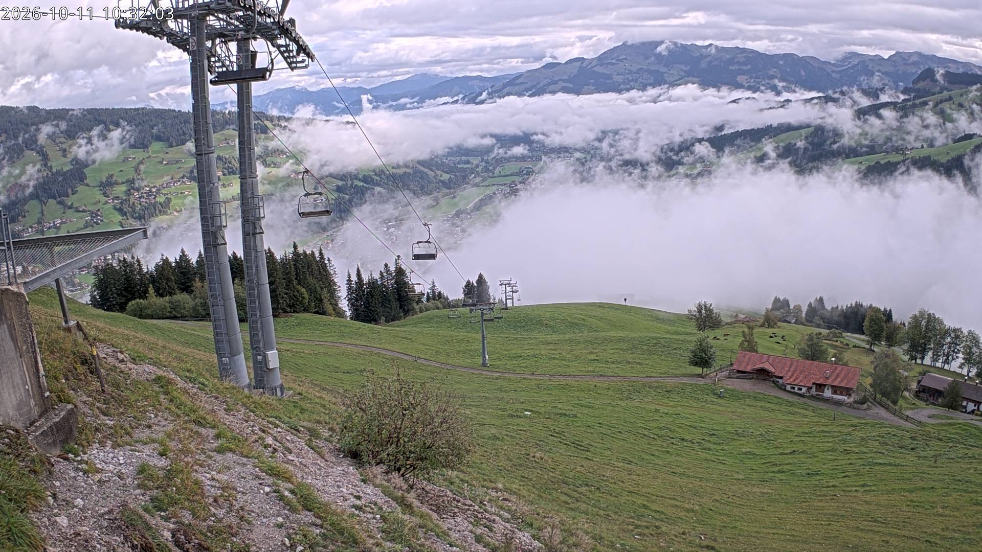 Archiv Foto Webcam Bergstation Gaisberg, Kitzbühel