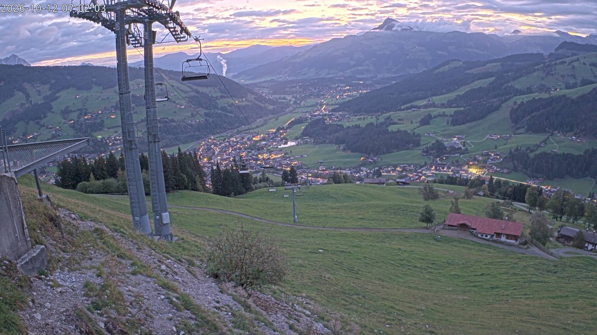 Archiv Foto Webcam Bergstation Gaisberg, Kitzbühel
