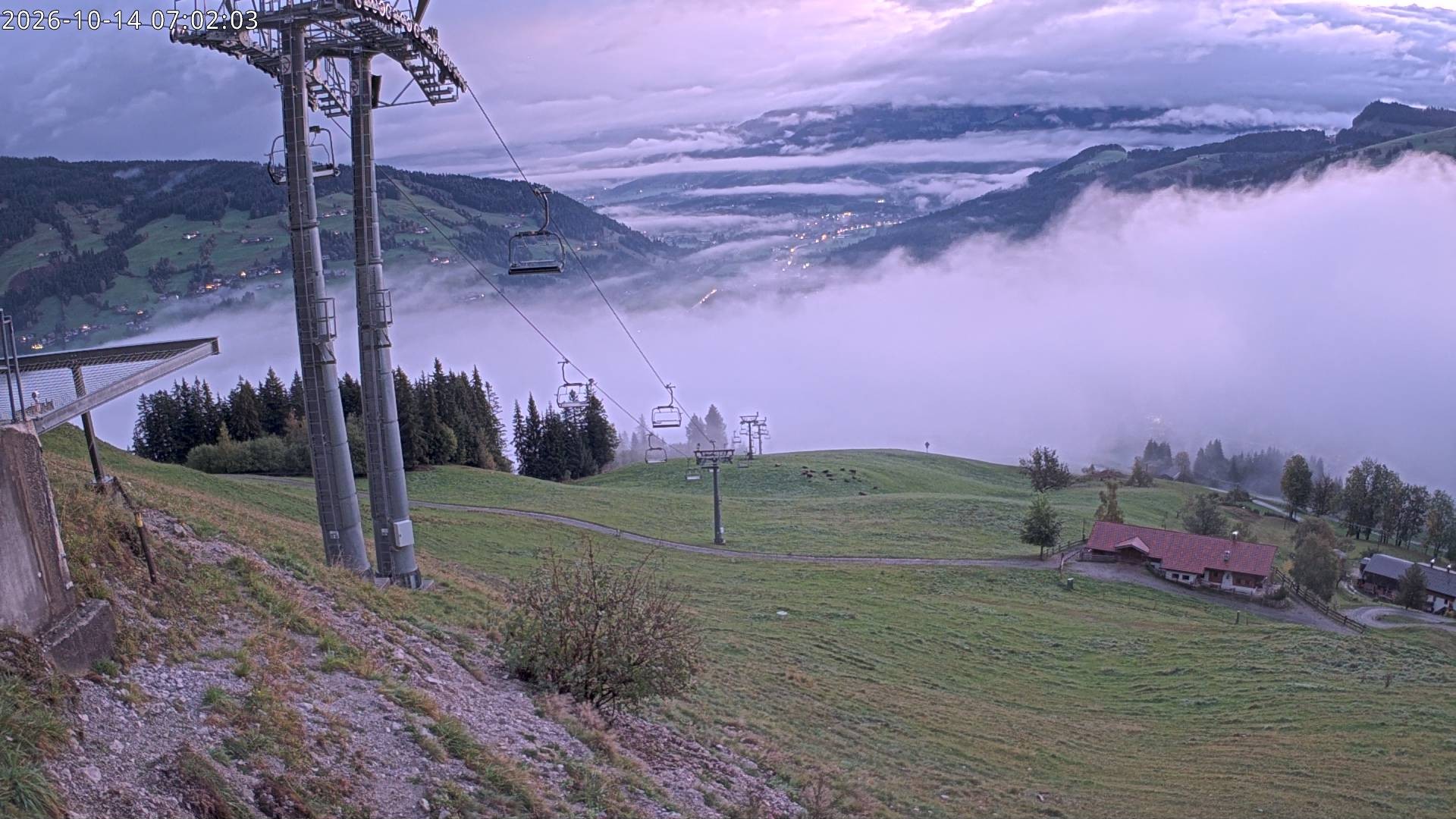 Archiv Foto Webcam Bergstation Gaisberg, Kitzbühel