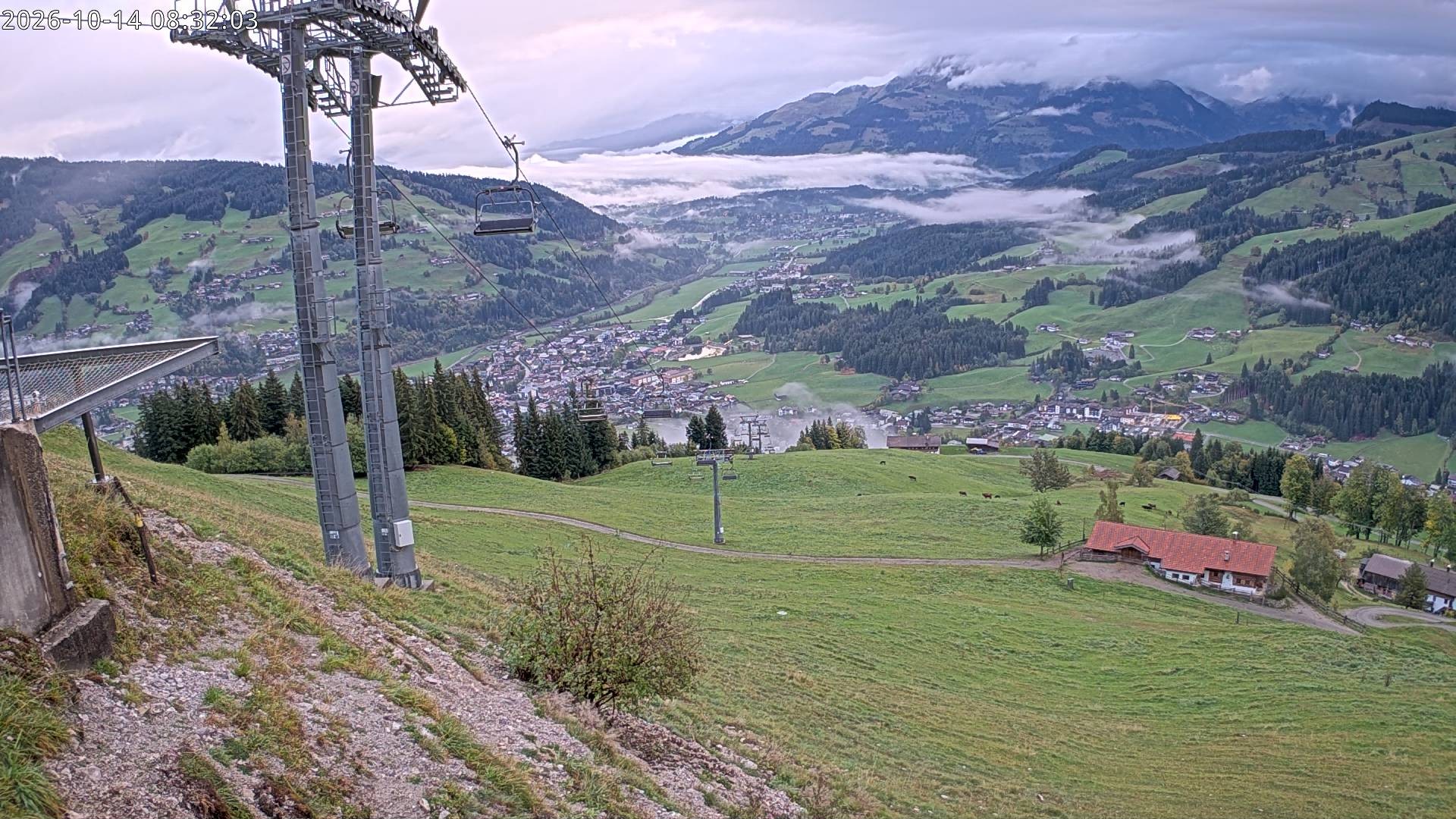 Archiv Foto Webcam Bergstation Gaisberg, Kitzbühel