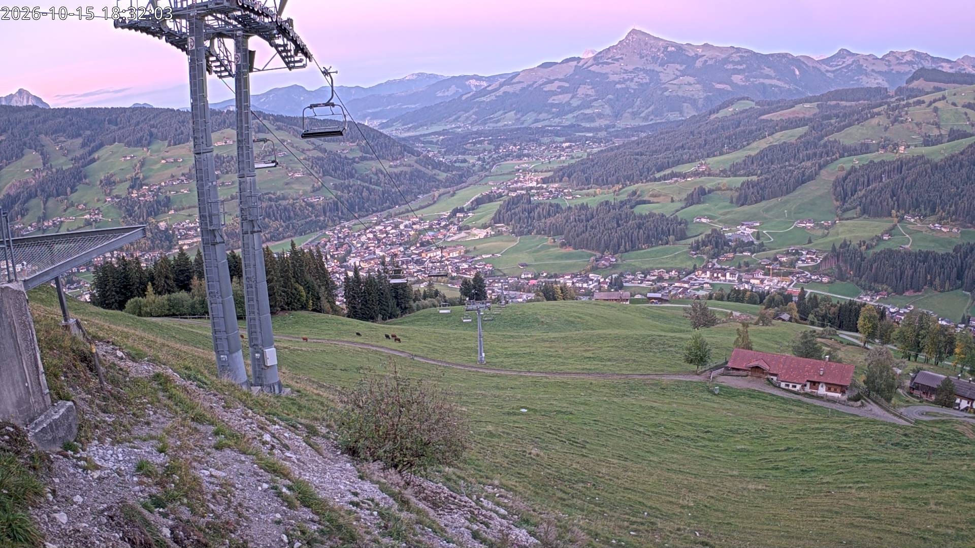 Archiv Foto Webcam Bergstation Gaisberg, Kitzbühel