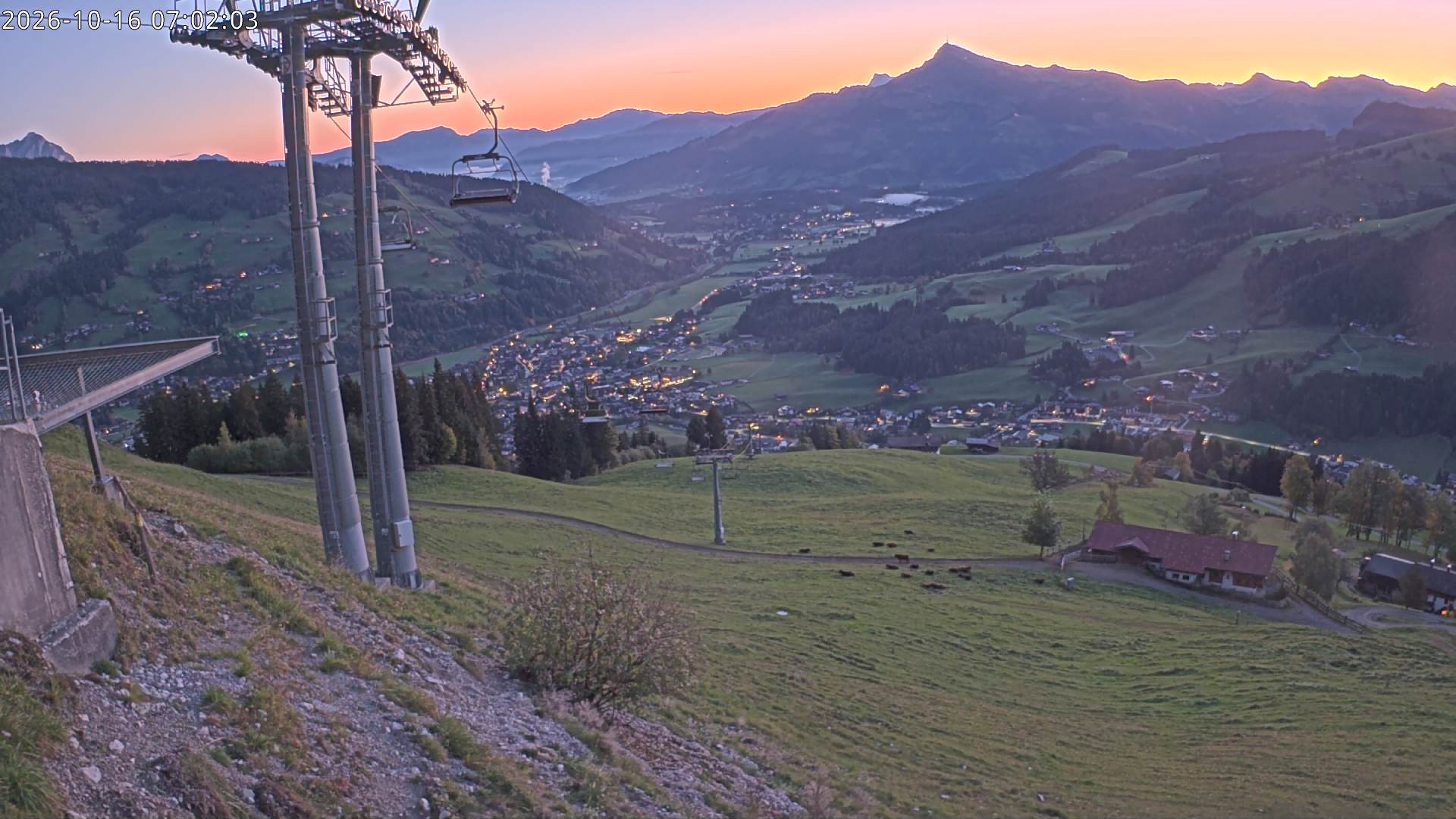 Archiv Foto Webcam Bergstation Gaisberg, Kitzbühel