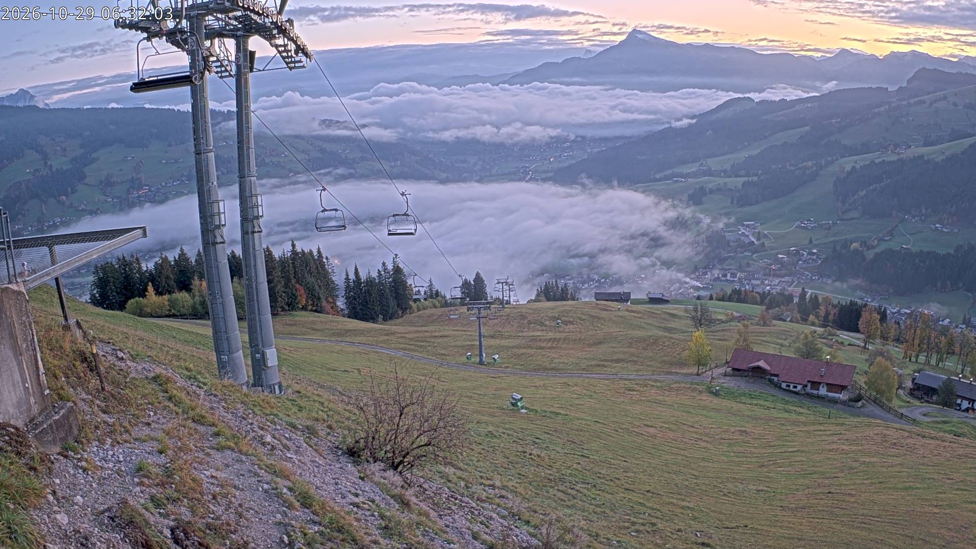 Archiv Foto Webcam Bergstation Gaisberg, Kitzbühel