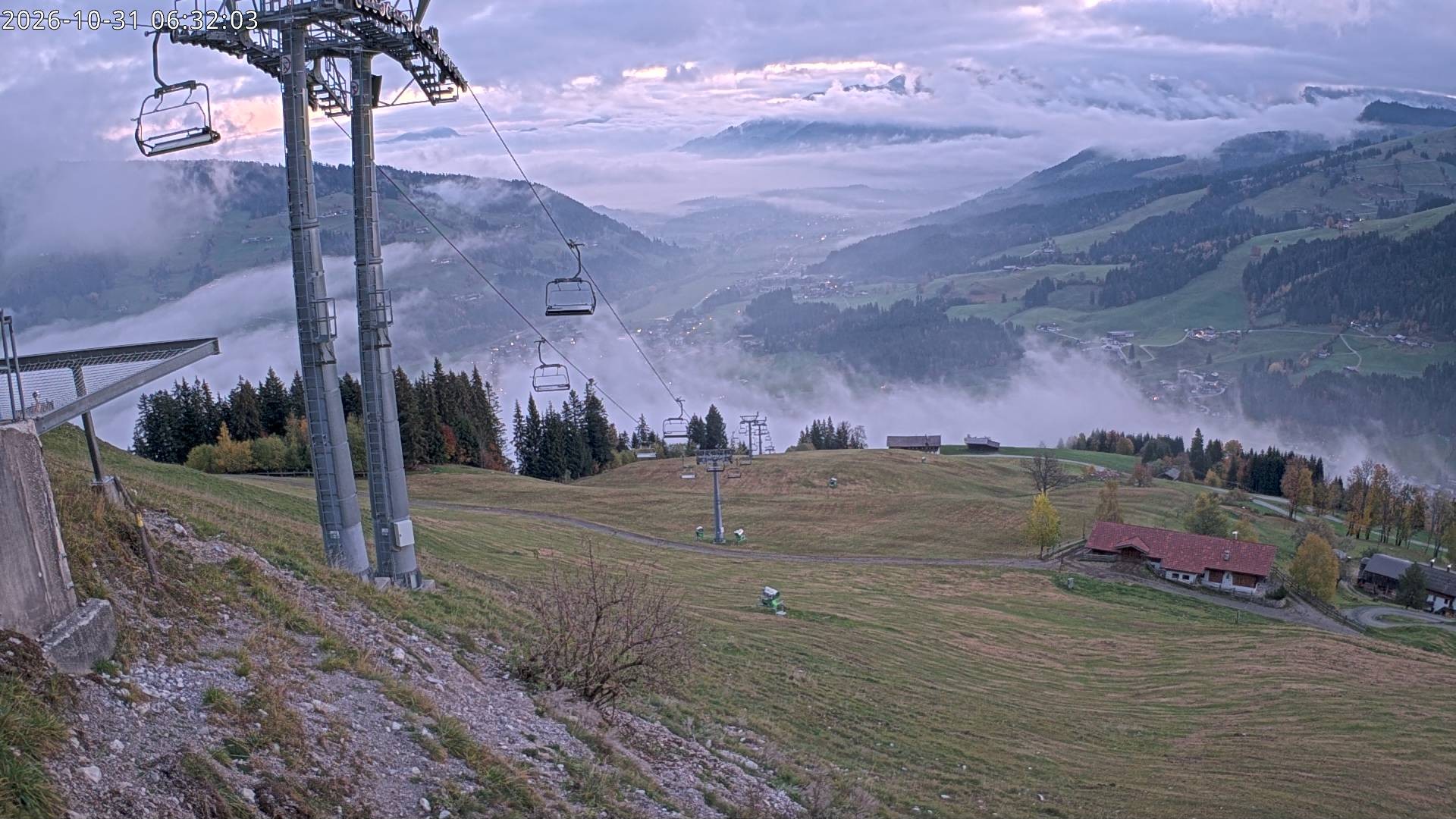 Archiv Foto Webcam Bergstation Gaisberg, Kitzbühel