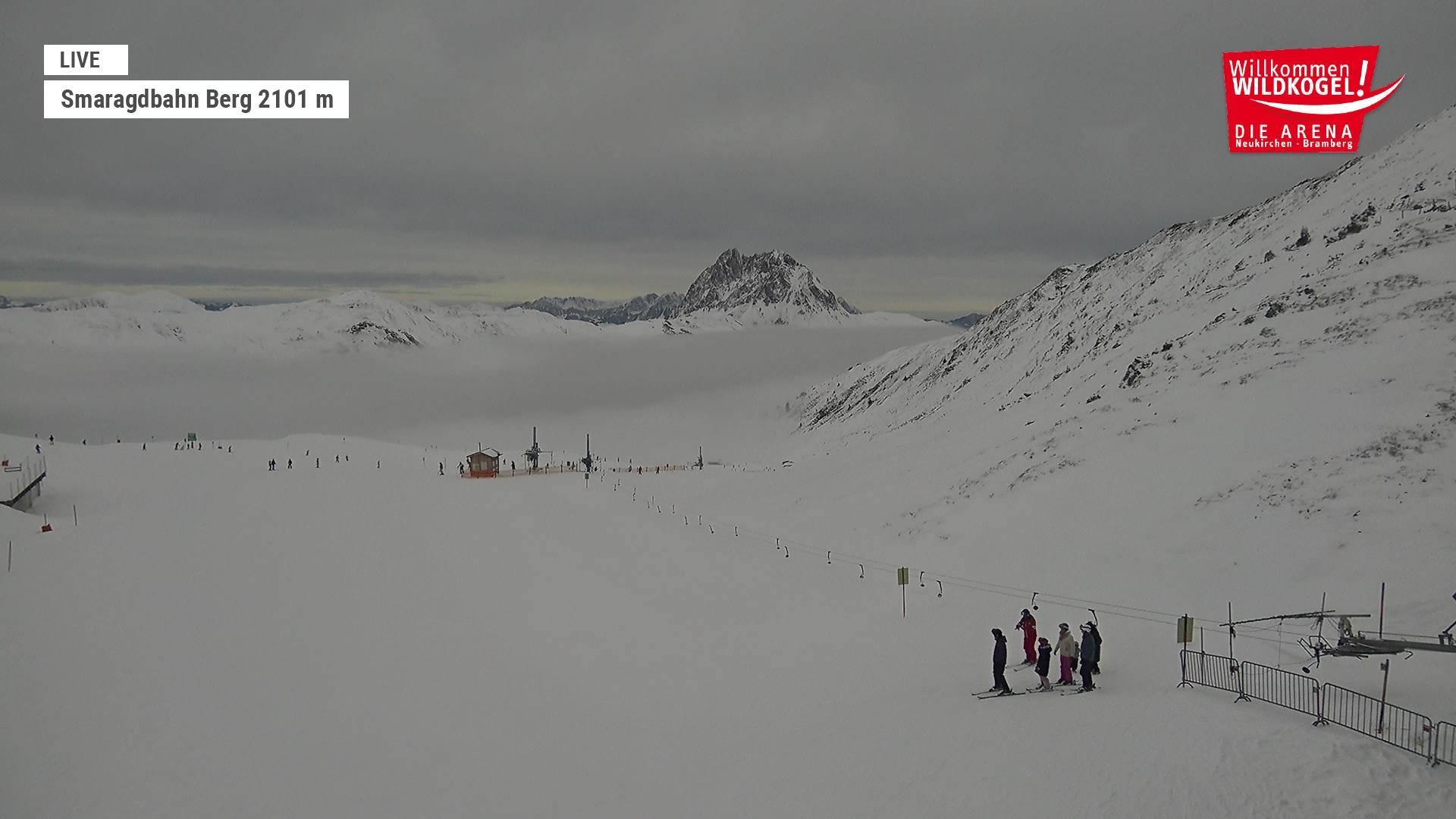 Archiv Foto Webcam Bergstation Smaragdbahn (Wildkogel-Arena)