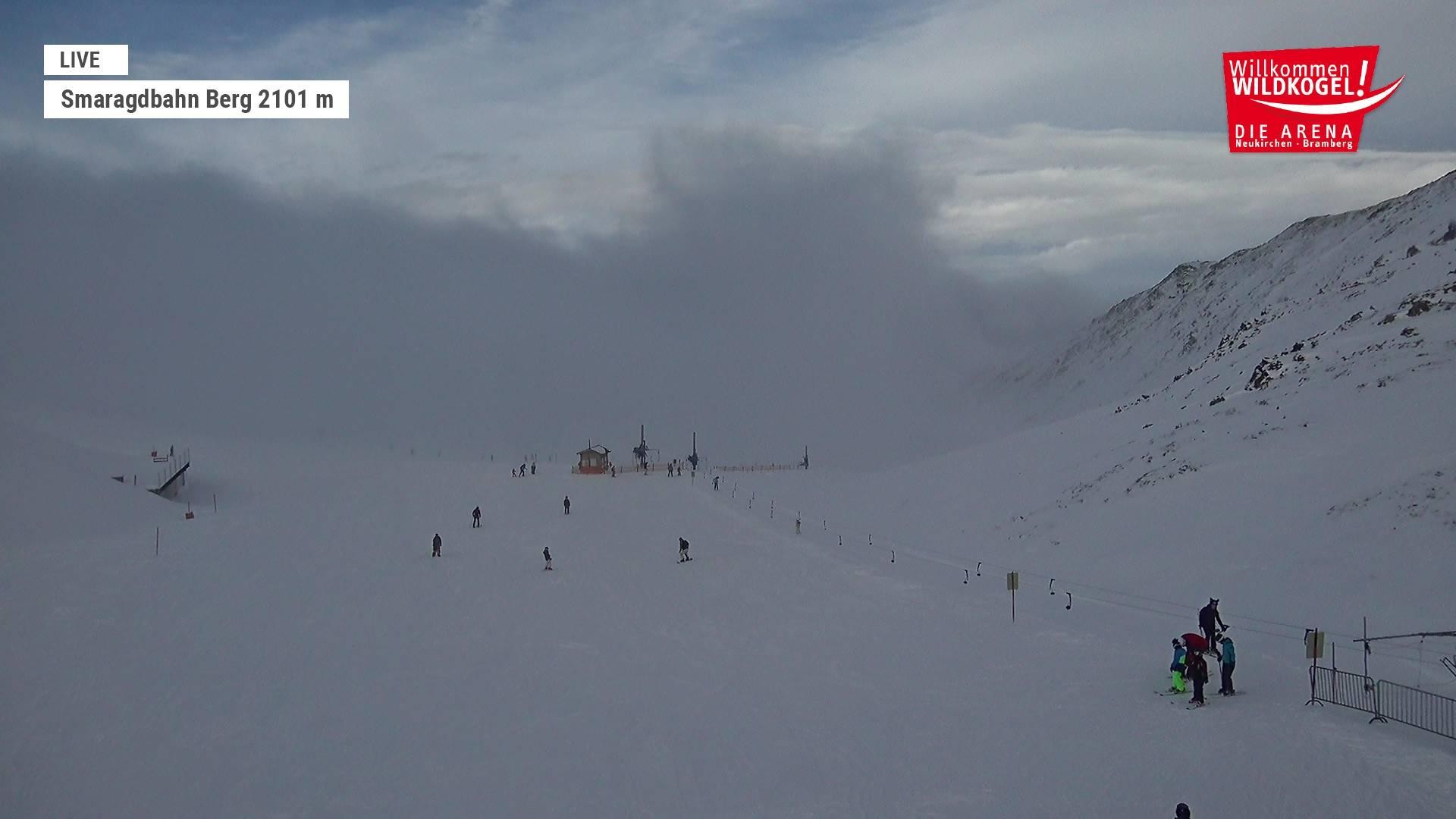 Archiv Foto Webcam Bergstation Smaragdbahn (Wildkogel-Arena)